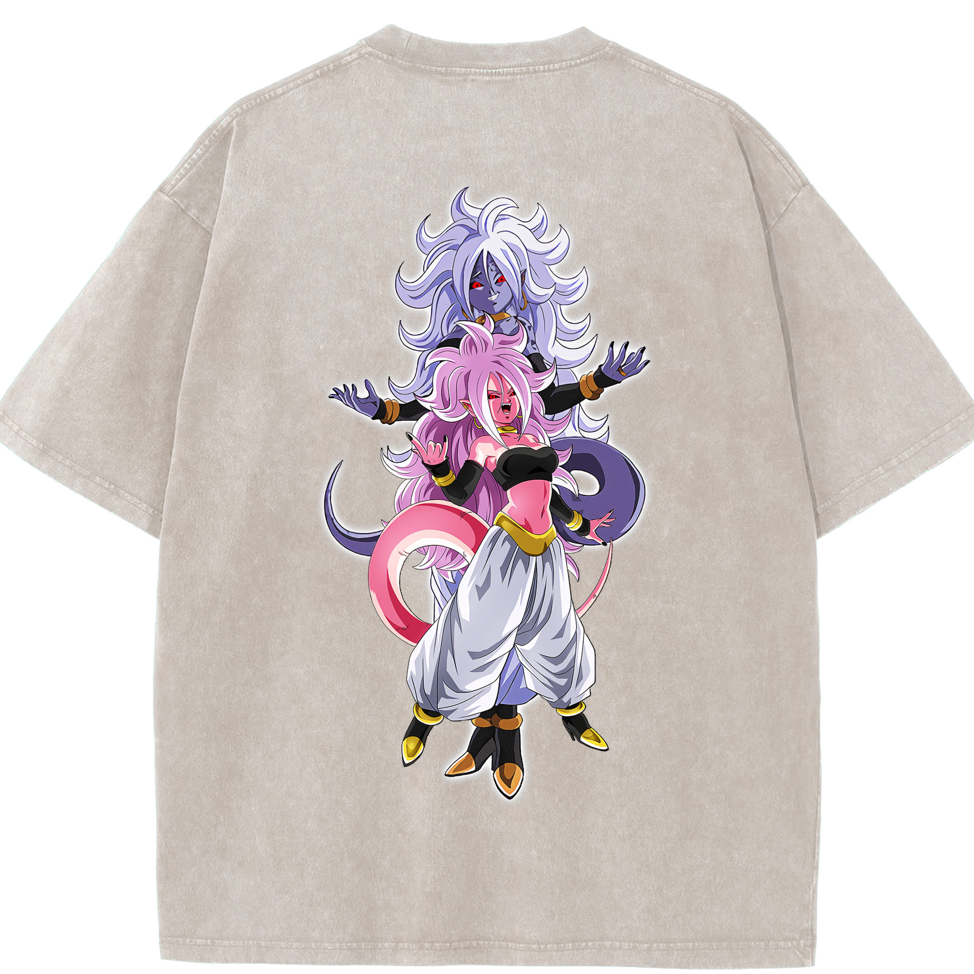 （画像用） ドラゴンボール DRAGON BALL 綿100% ヴィンテージ風 半袖Tシャツ（背面プリント）