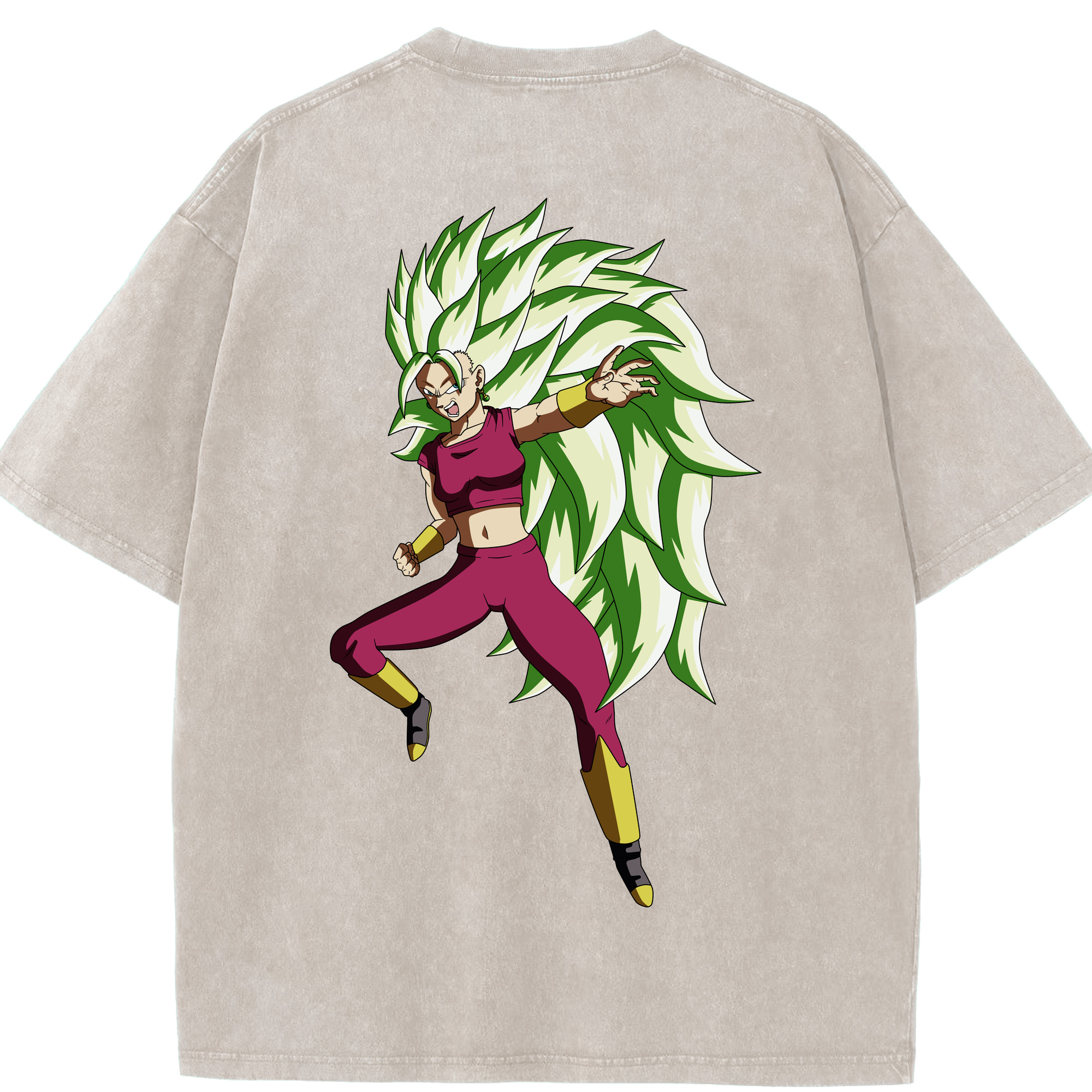 （画像用） ドラゴンボール DRAGON BALL 綿100% ヴィンテージ風 半袖Tシャツ（背面プリント）