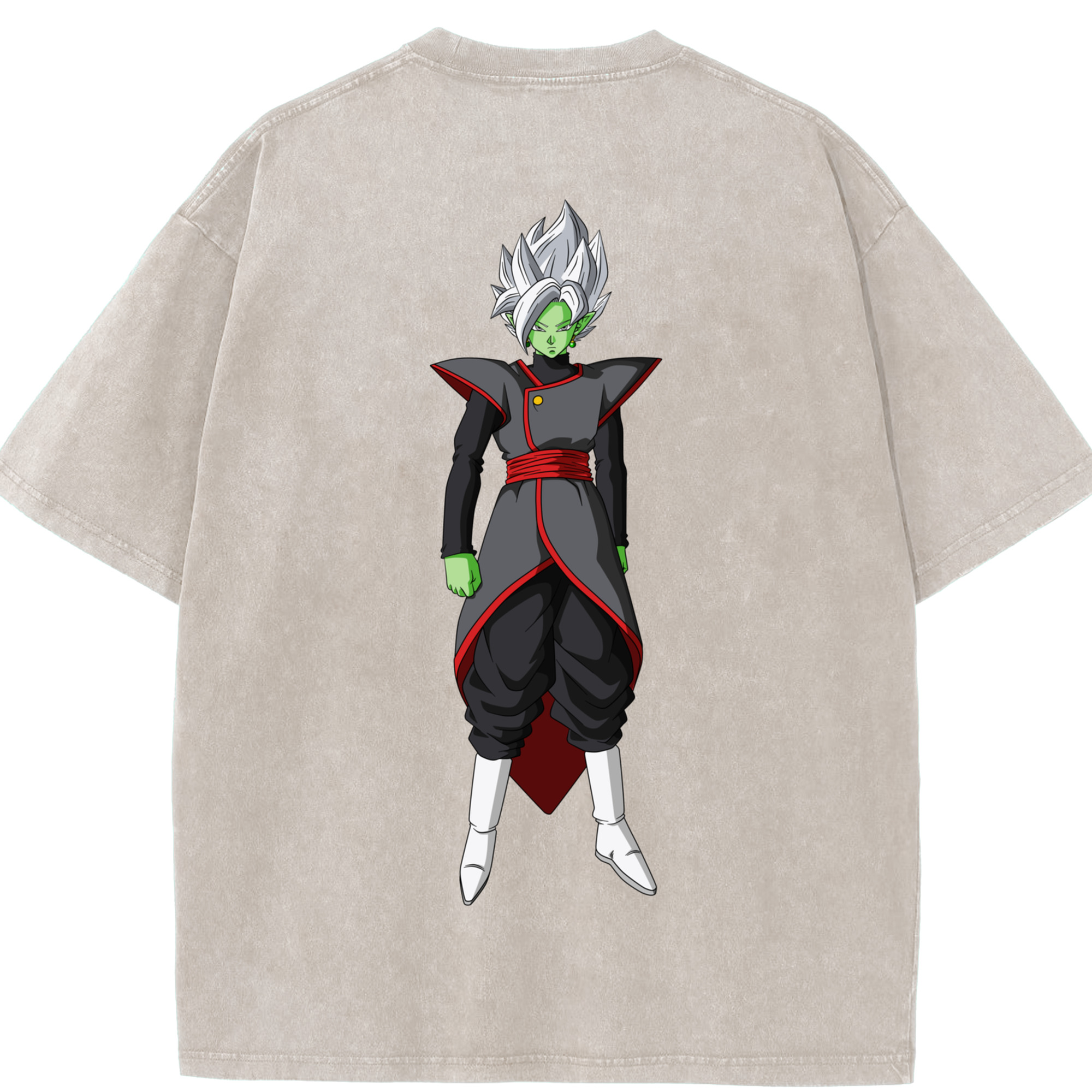 （画像用） ドラゴンボール ベジット DRAGON BALL Vegetto 綿100% ヴィンテージ風 半袖Tシャツ（背面プリント）