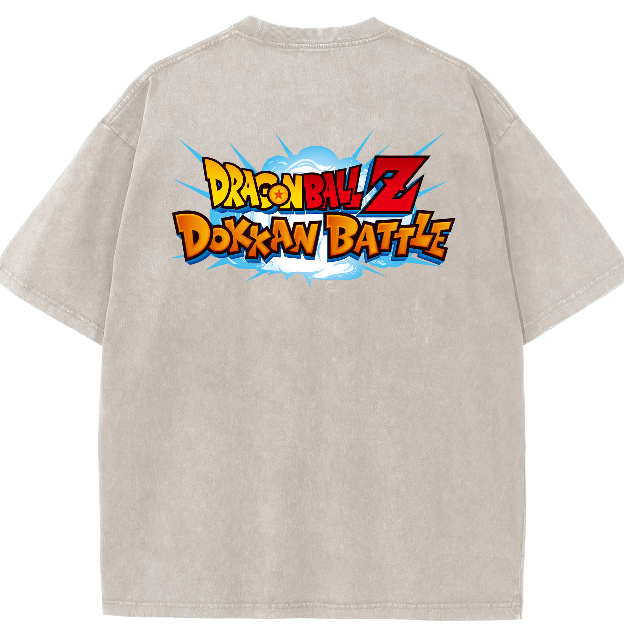 （画像用） ドラゴンボール DRAGON BALL 綿100% ヴィンテージ風 半袖Tシャツ（背面プリント）