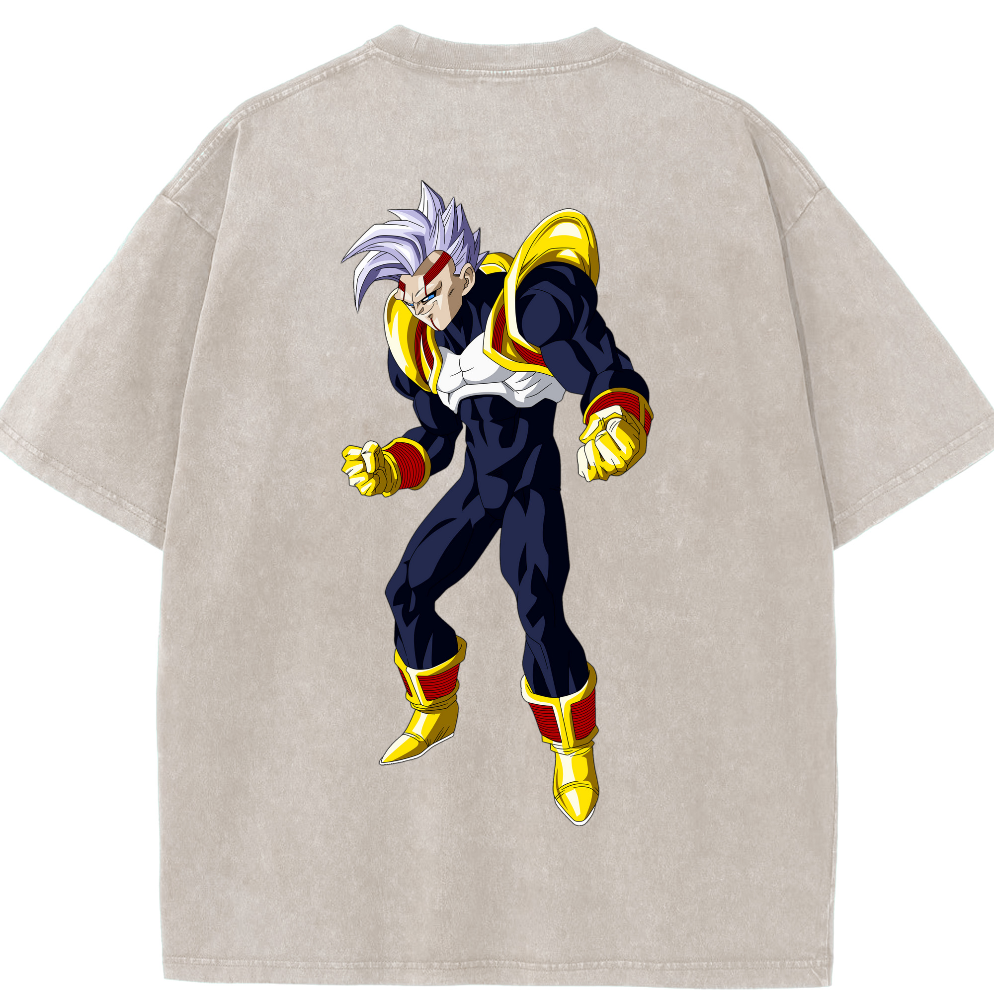 （画像用） ドラゴンボール DRAGON BALL 綿100% ヴィンテージ風 半袖Tシャツ（背面プリント）