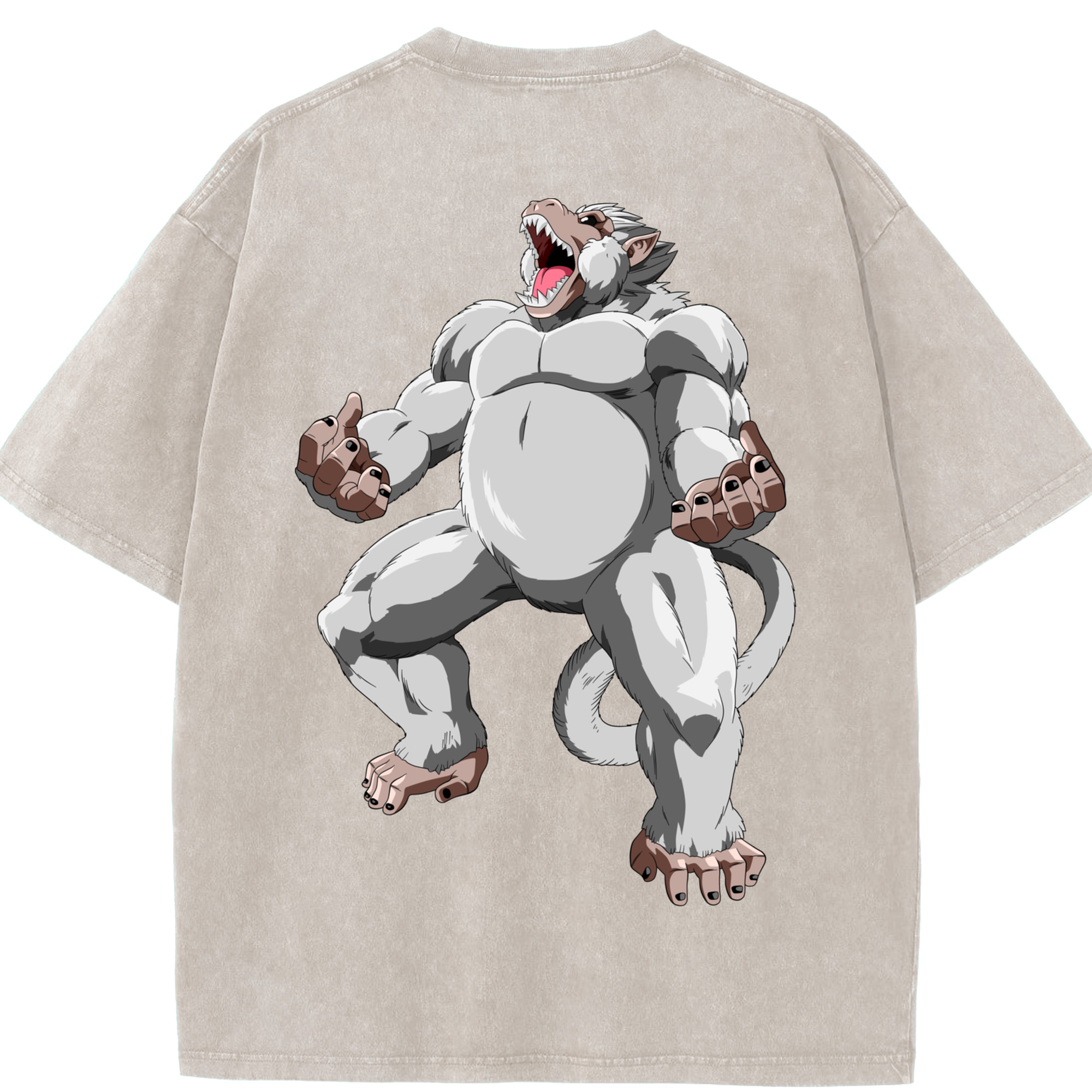 （画像用） ドラゴンボール DRAGON BALL 綿100% ヴィンテージ風 半袖Tシャツ（背面プリント）