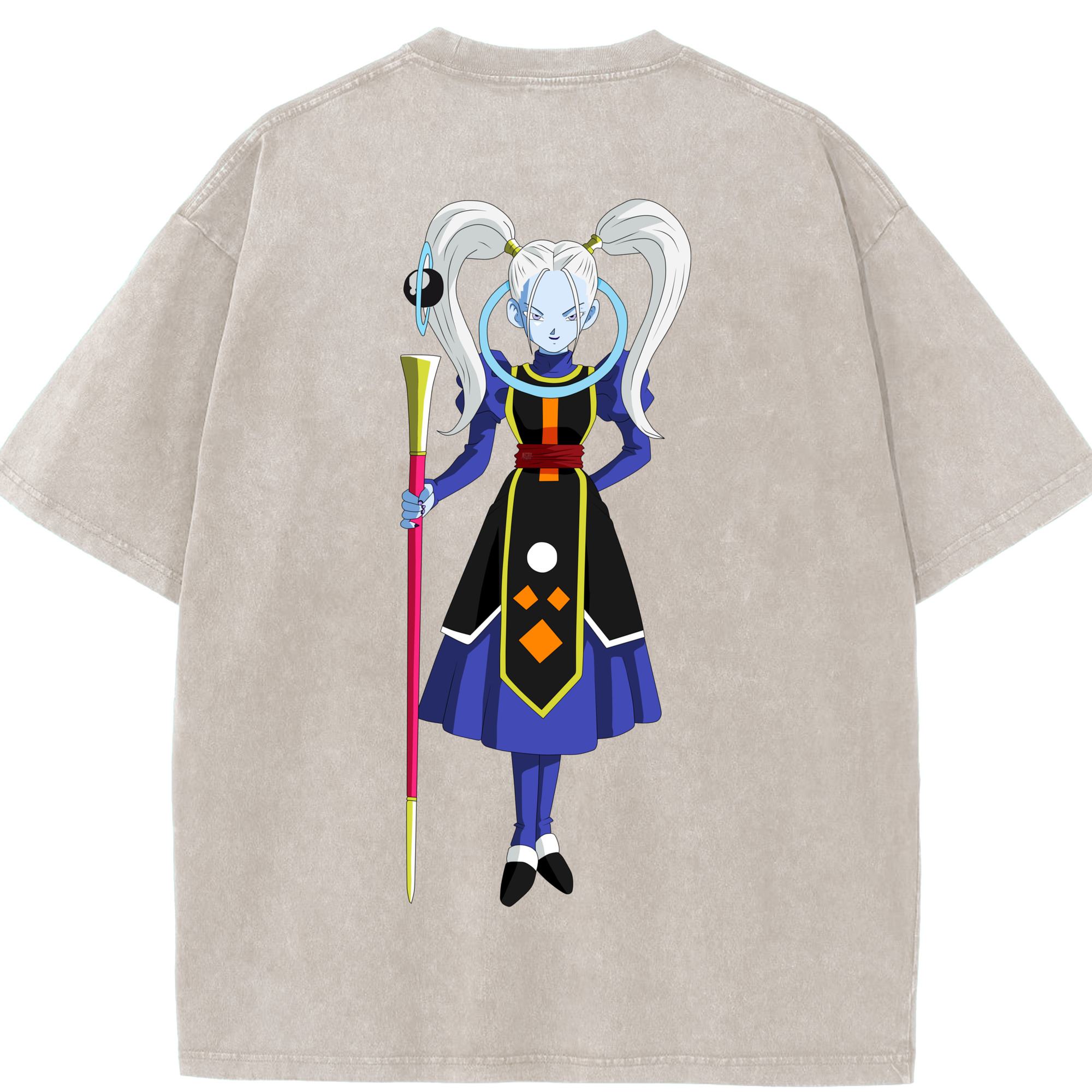 （画像用） ドラゴンボール DRAGON BALL 綿100% ヴィンテージ風 半袖Tシャツ（背面プリント）