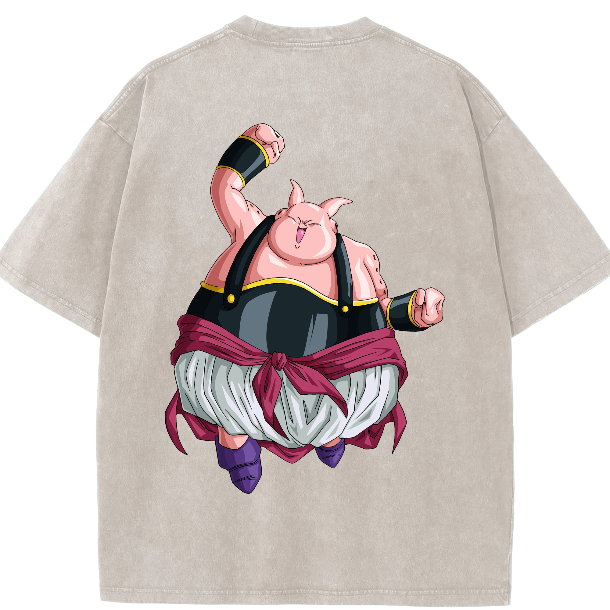 （画像用） ドラゴンボール DRAGON BALL 綿100% ヴィンテージ風 半袖Tシャツ（背面プリント）