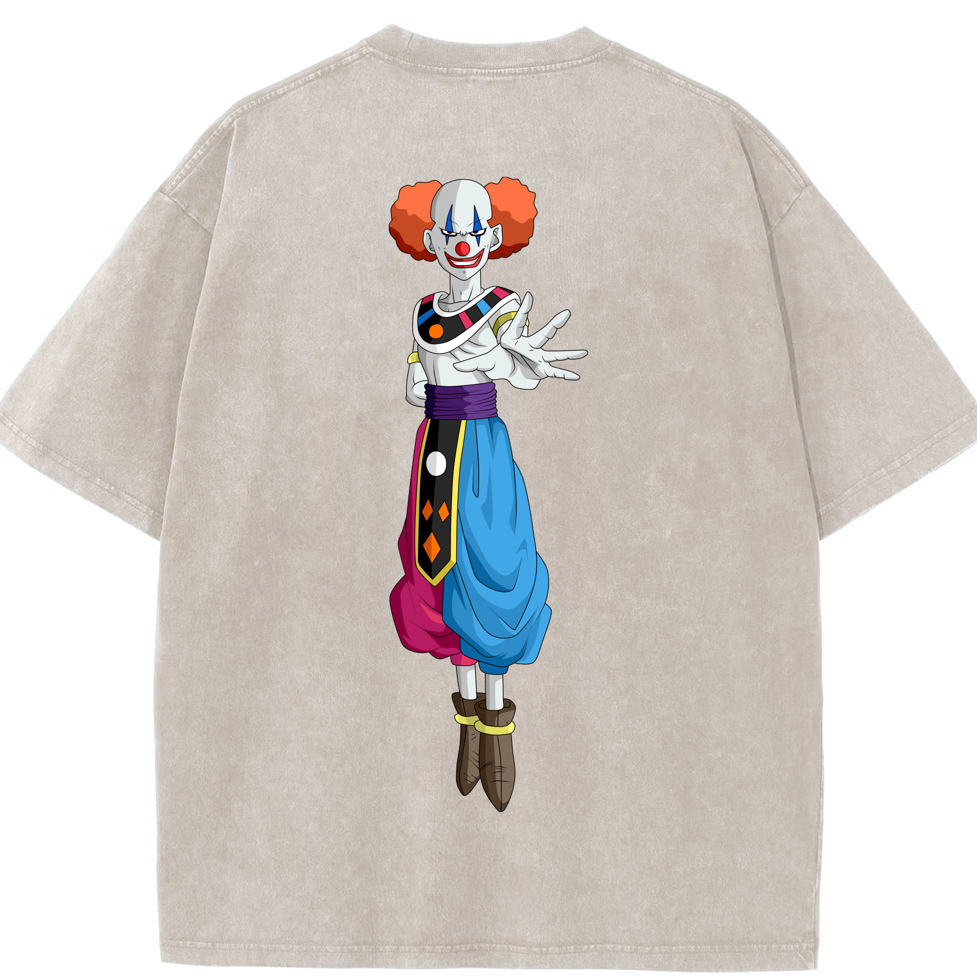（画像用） ドラゴンボール DRAGON BALL 綿100% ヴィンテージ風 半袖Tシャツ（背面プリント）