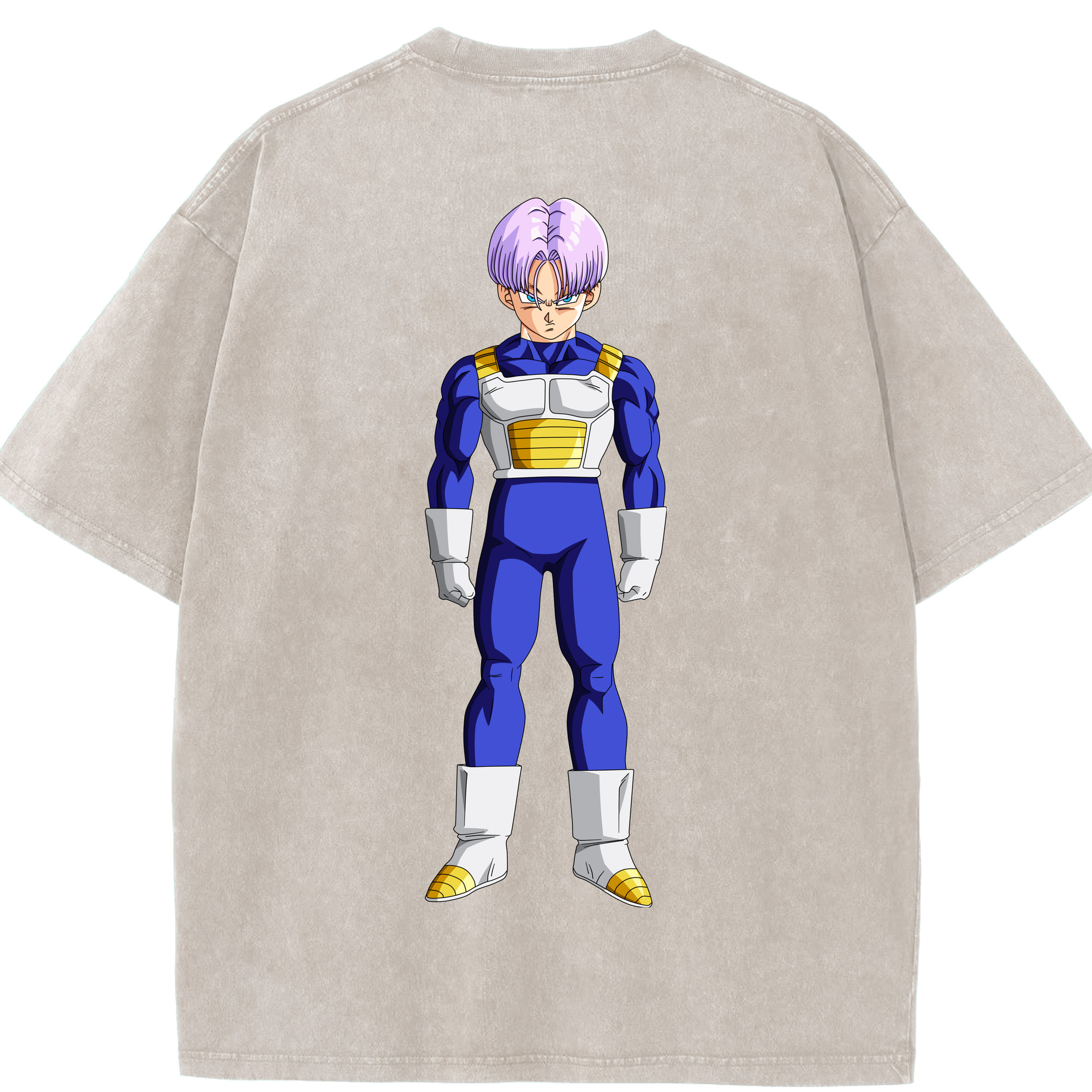 （画像用） ドラゴンボール DRAGON BALL 綿100% ヴィンテージ風 半袖Tシャツ（背面プリント）