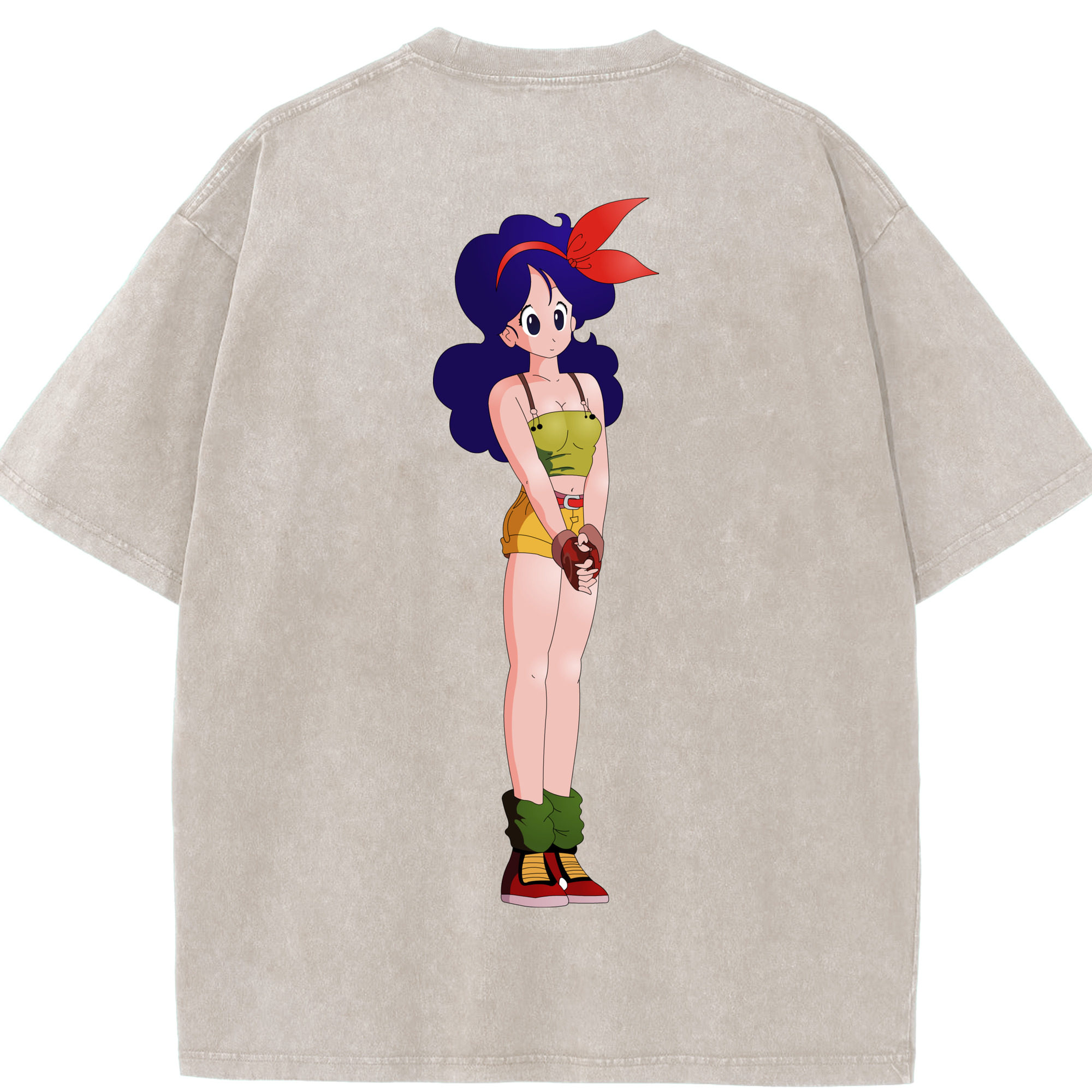 （画像用） ドラゴンボール DRAGON BALL 綿100% ヴィンテージ風 半袖Tシャツ（背面プリント）