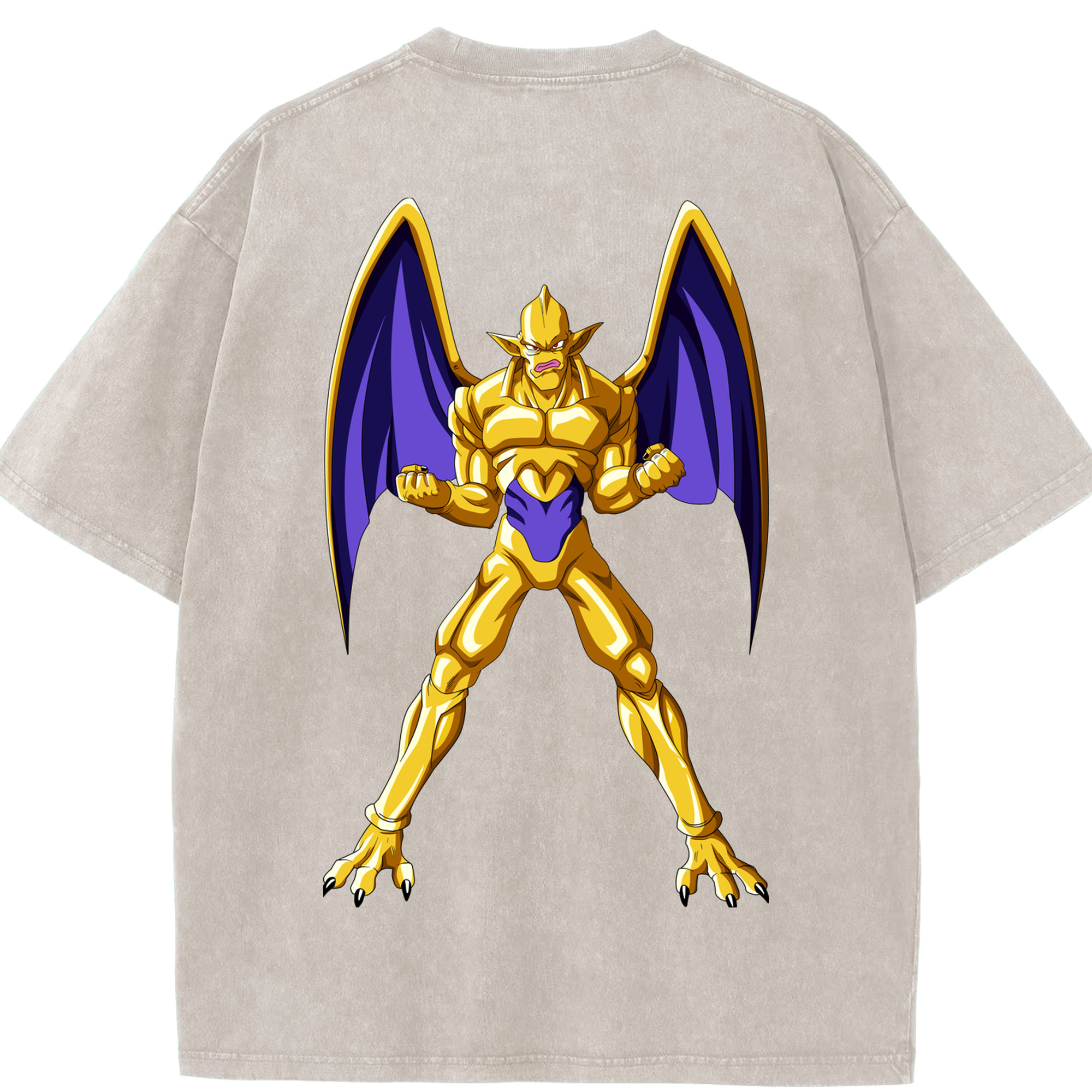 （画像用） ドラゴンボール DRAGON BALL 綿100% ヴィンテージ風 半袖Tシャツ（背面プリント）
