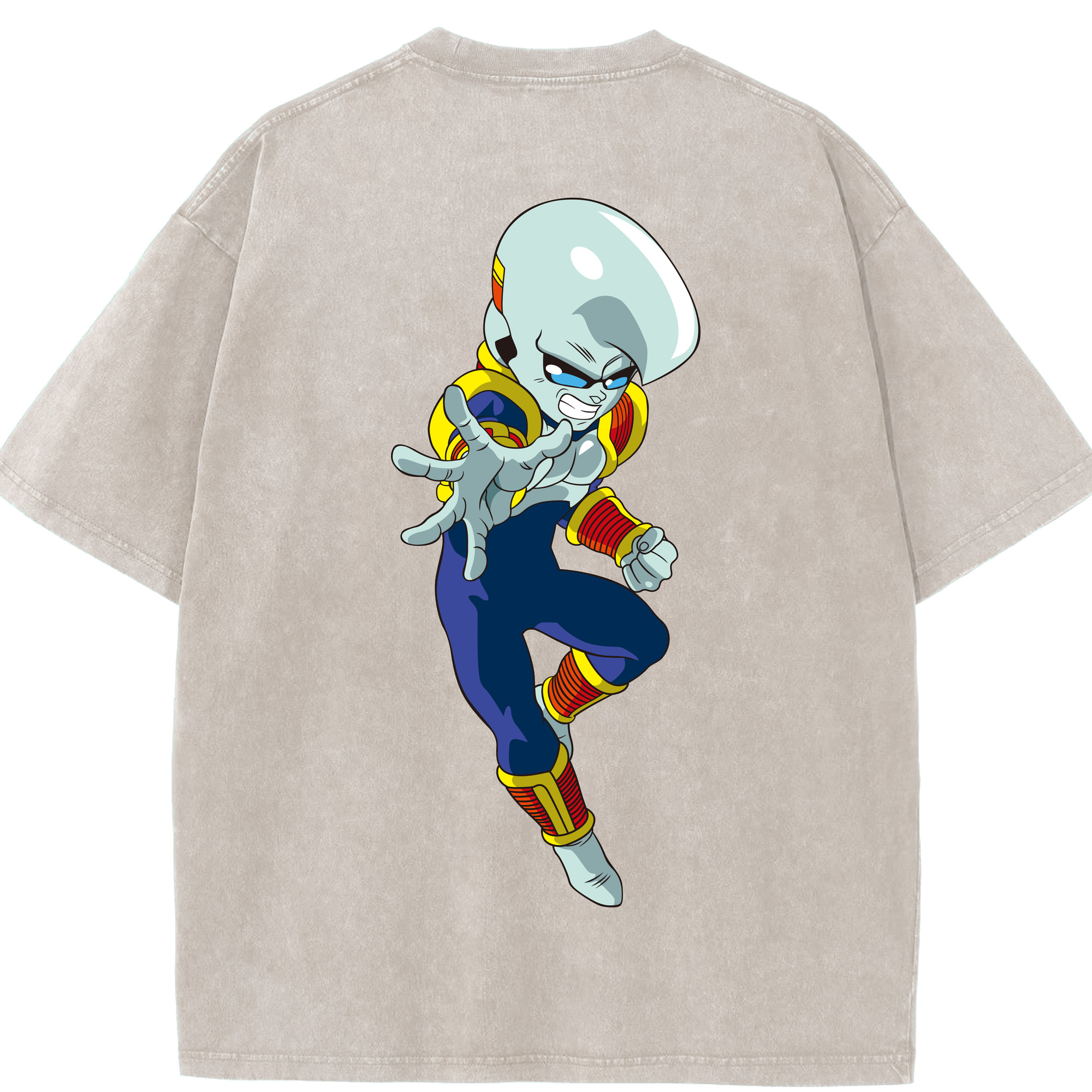 （画像用） ドラゴンボール DRAGON BALL 綿100% ヴィンテージ風 半袖Tシャツ（背面プリント）