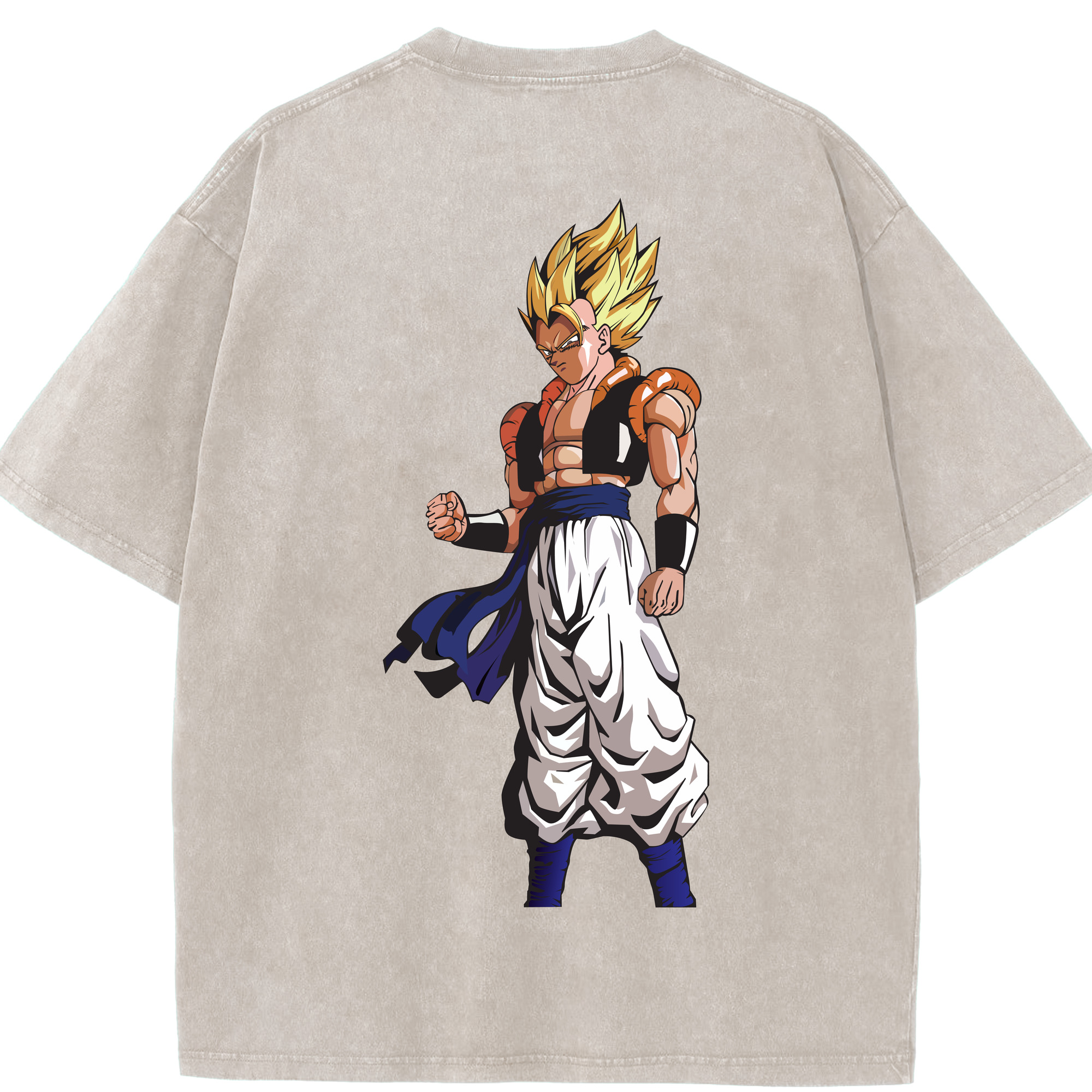 （画像用） ドラゴンボール DRAGON BALL 綿100% ヴィンテージ風 半袖Tシャツ（背面プリント）