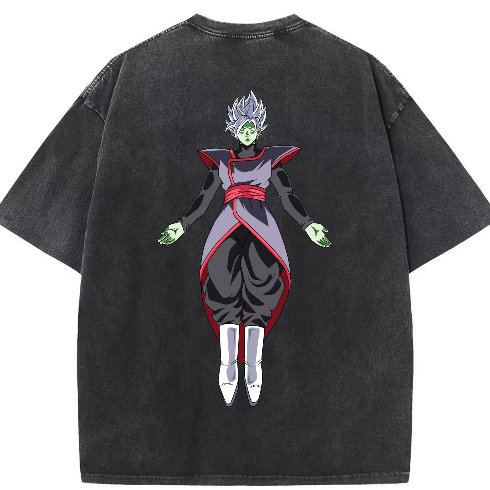 （画像用） ドラゴンボール ベジット DRAGON BALL Vegetto 綿100% ヴィンテージ風 半袖Tシャツ（背面プリント）