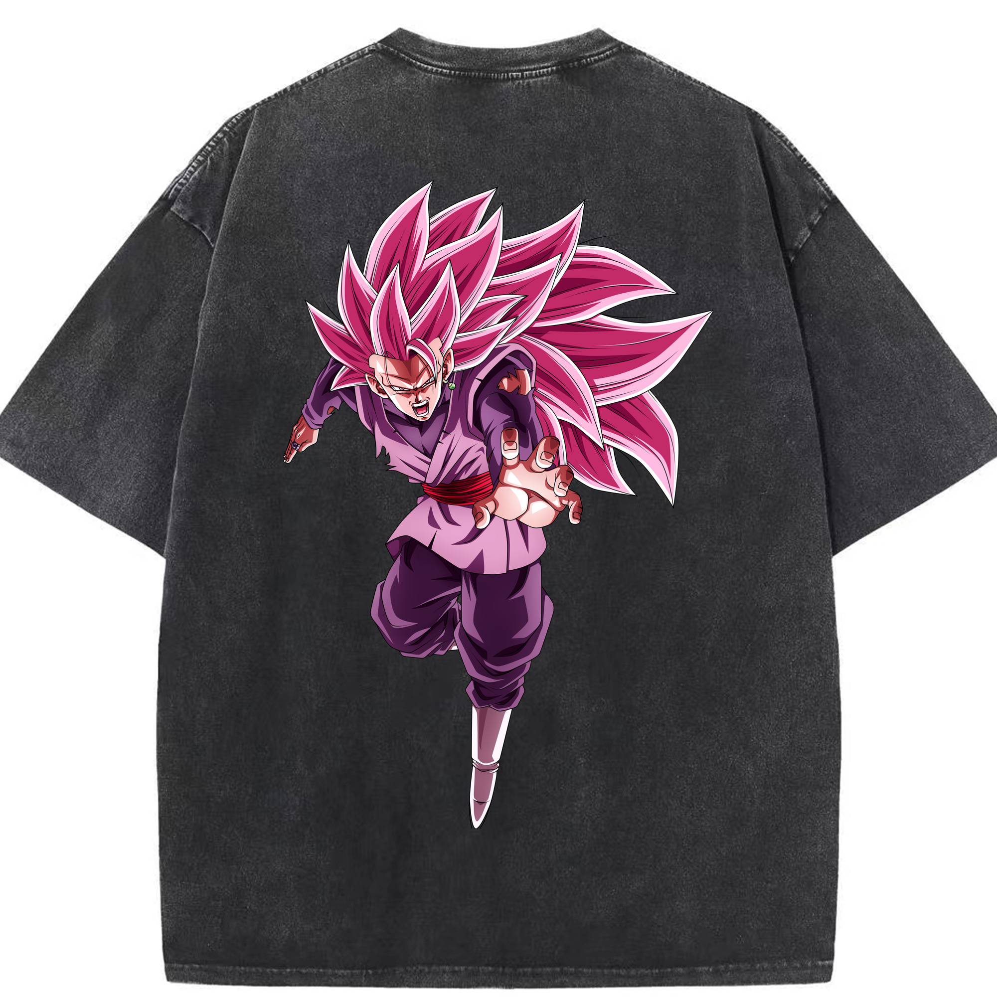 （画像用） ドラゴンボール ベジット DRAGON BALL Vegetto 綿100% ヴィンテージ風 半袖Tシャツ（背面プリント）