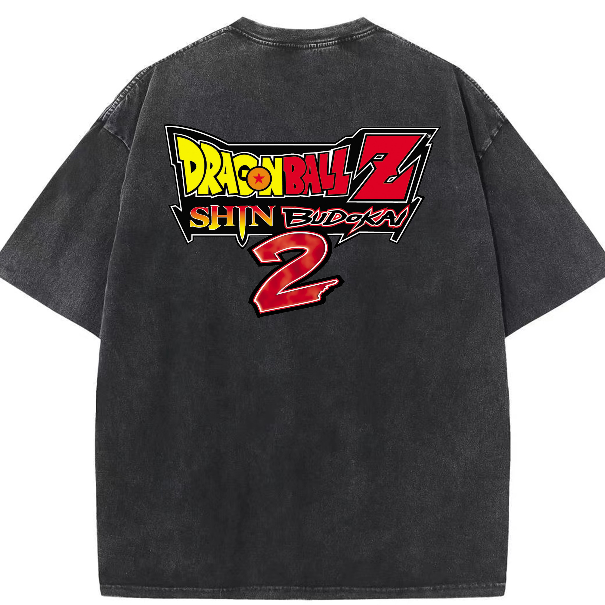 （画像用） ドラゴンボール DRAGON BALL 綿100% ヴィンテージ風 半袖Tシャツ（背面プリント）