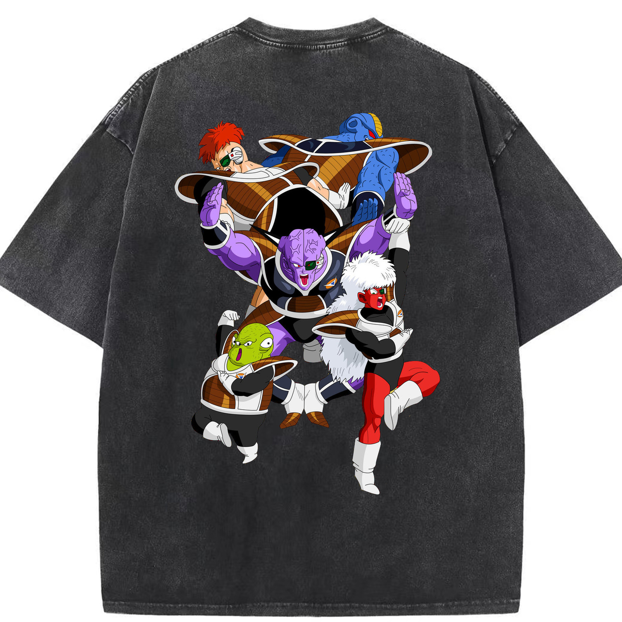 （画像用） ドラゴンボール DRAGON BALL 綿100% ヴィンテージ風 半袖Tシャツ（背面プリント）