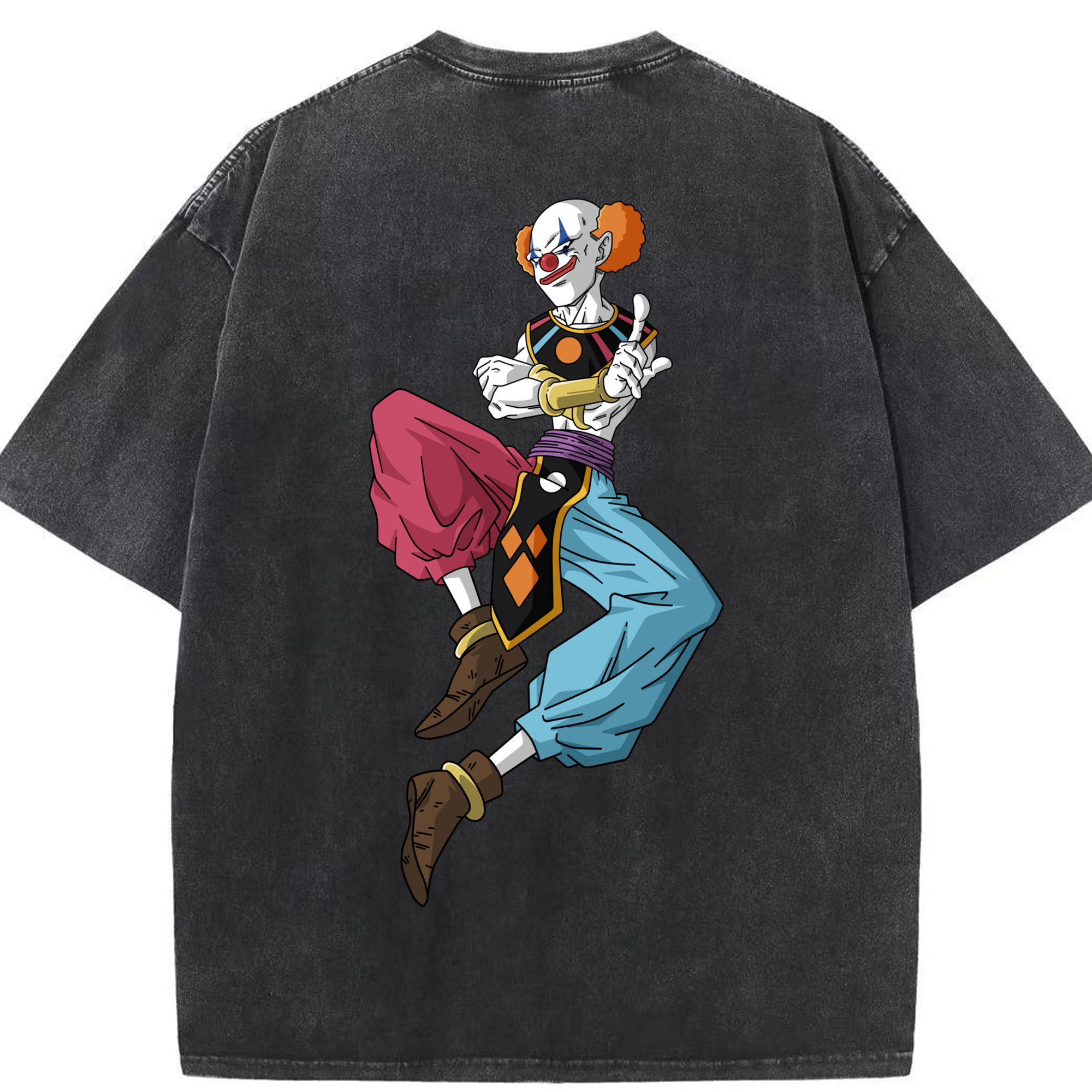 （画像用） ドラゴンボール DRAGON BALL 綿100% ヴィンテージ風 半袖Tシャツ（背面プリント）