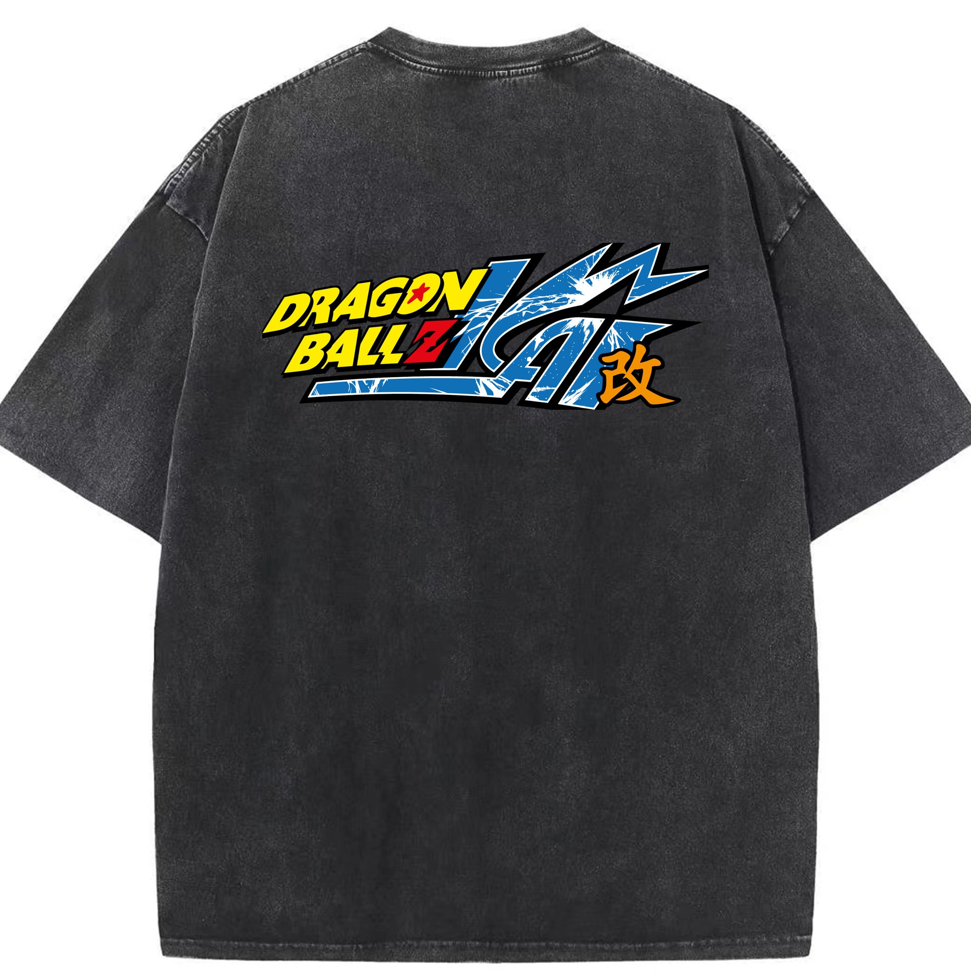 （画像用） ドラゴンボール DRAGON BALL 綿100% ヴィンテージ風 半袖Tシャツ（背面プリント）
