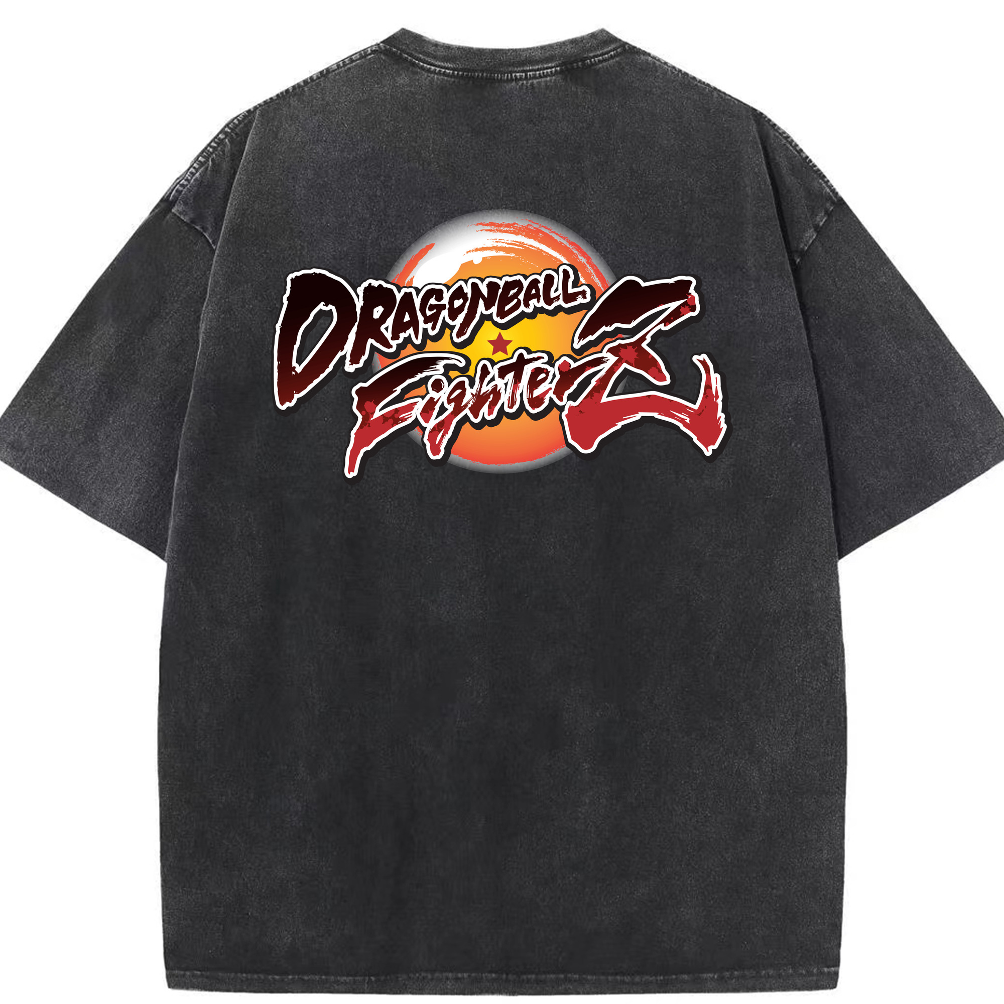 （画像用） ドラゴンボール DRAGON BALL 綿100% ヴィンテージ風 半袖Tシャツ（背面プリント）