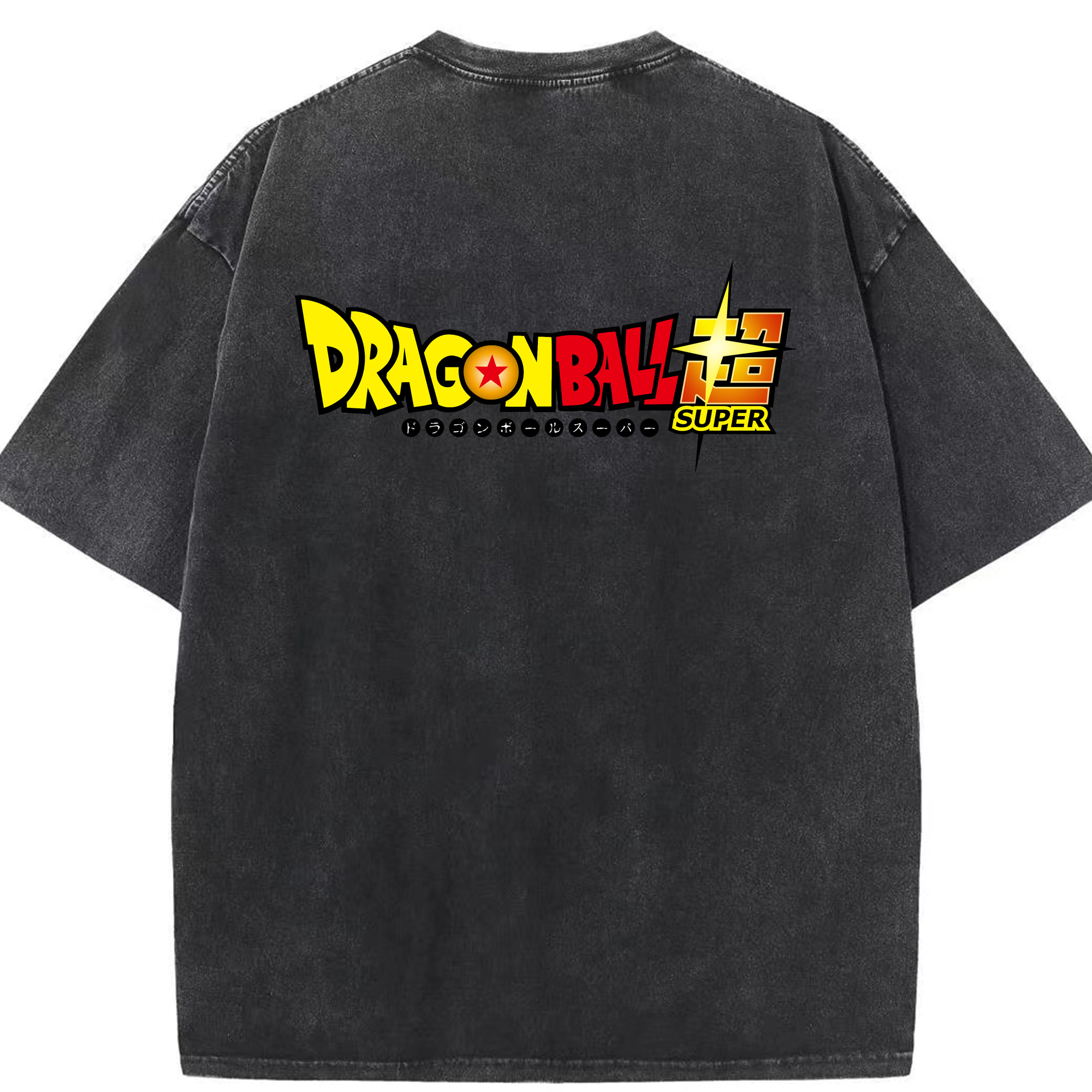 （画像用） ドラゴンボール DRAGON BALL 綿100% ヴィンテージ風 半袖Tシャツ（背面プリント）