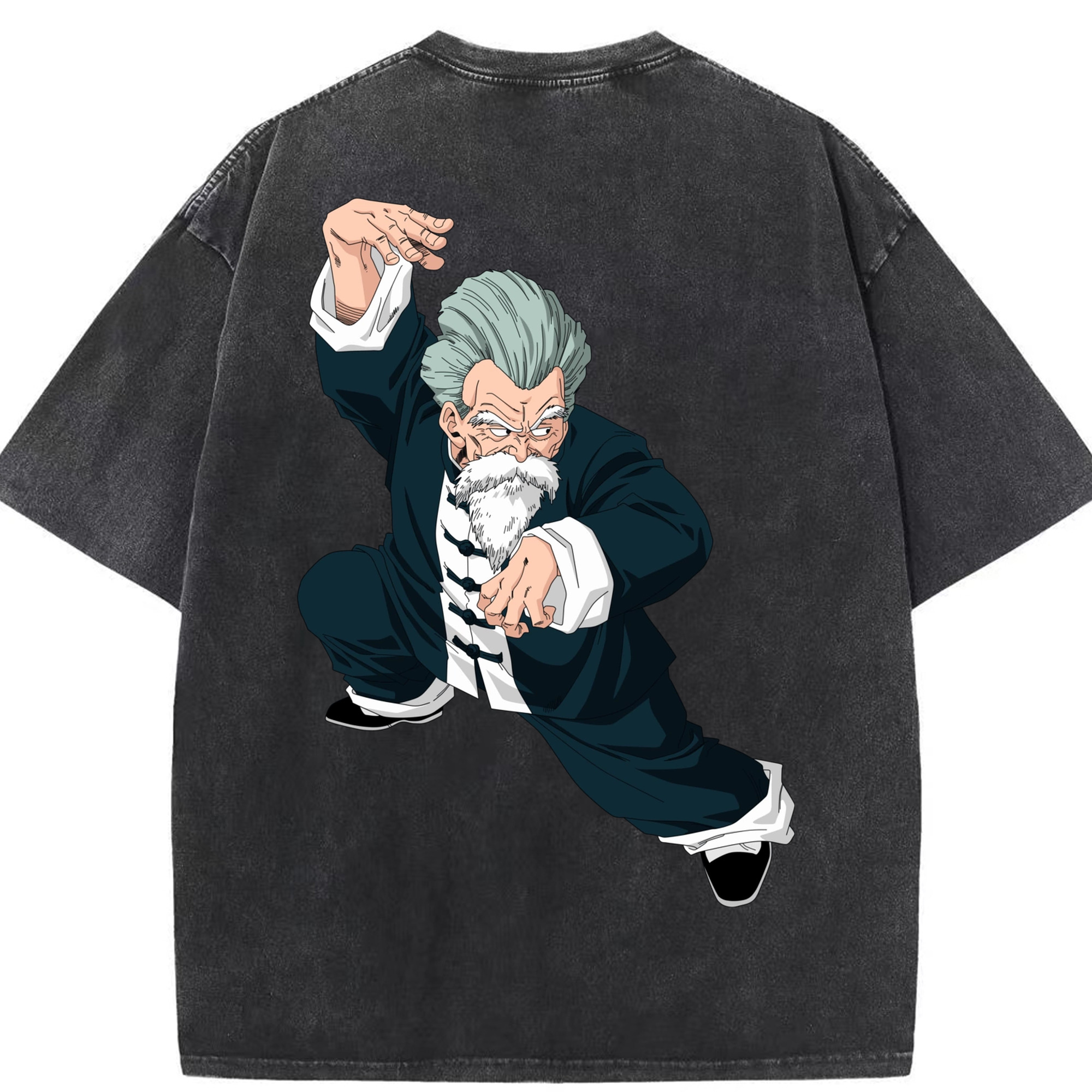 （画像用） ドラゴンボール DRAGON BALL 綿100% ヴィンテージ風 半袖Tシャツ（背面プリント）