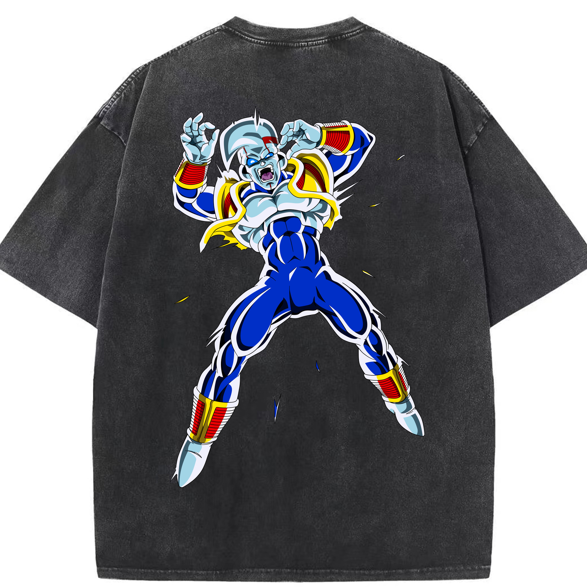 （画像用） ドラゴンボール DRAGON BALL 綿100% ヴィンテージ風 半袖Tシャツ（背面プリント）