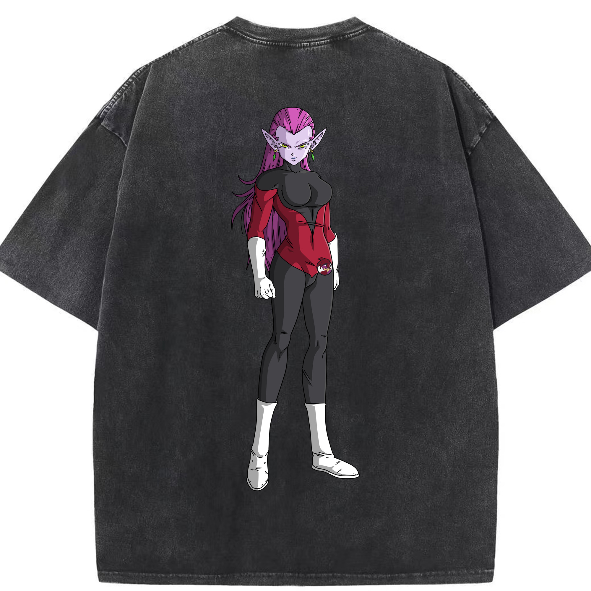 （画像用） ドラゴンボール DRAGON BALL 綿100% ヴィンテージ風 半袖Tシャツ（背面プリント）