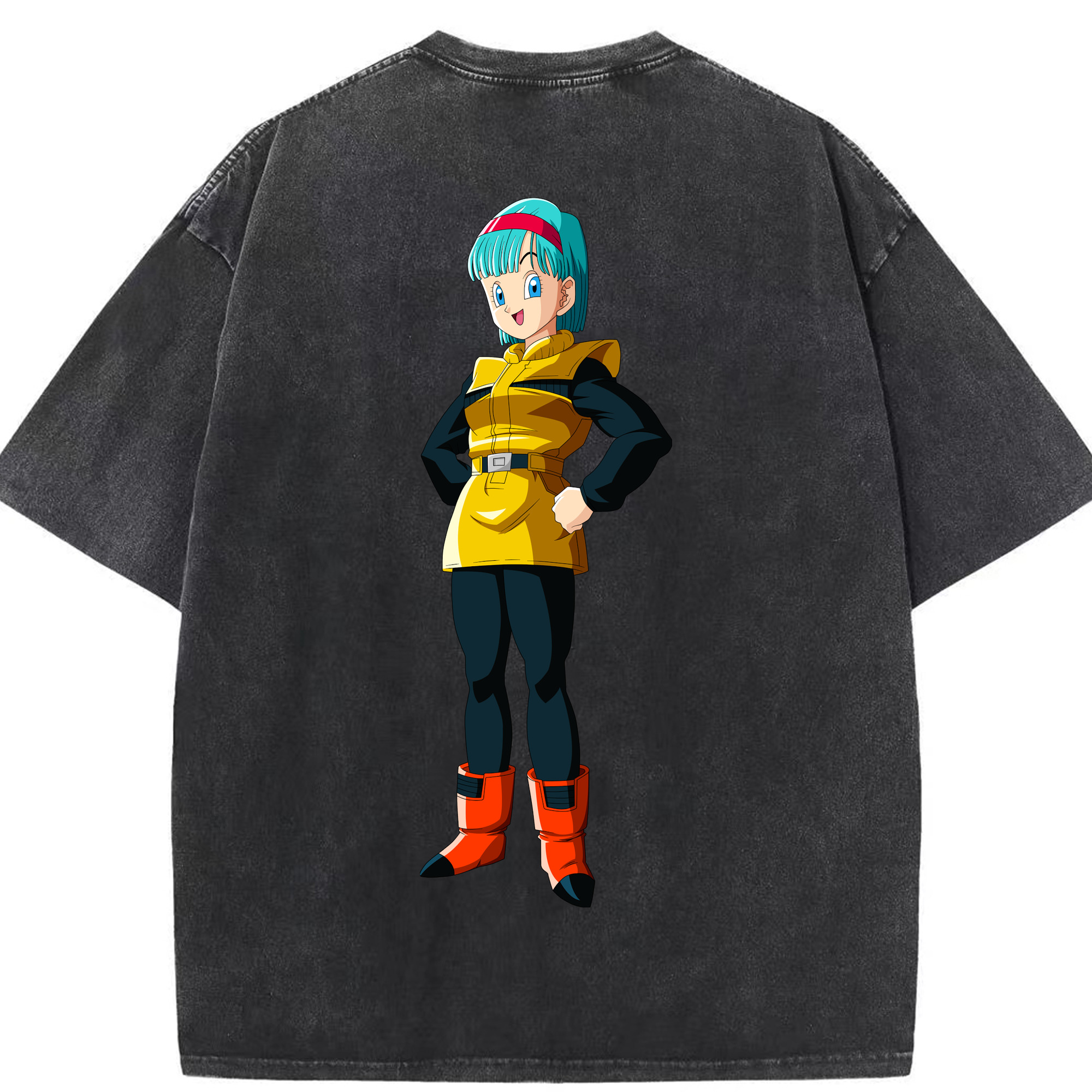 （画像用） ドラゴンボール DRAGON BALL 綿100% ヴィンテージ風 半袖Tシャツ（背面プリント）