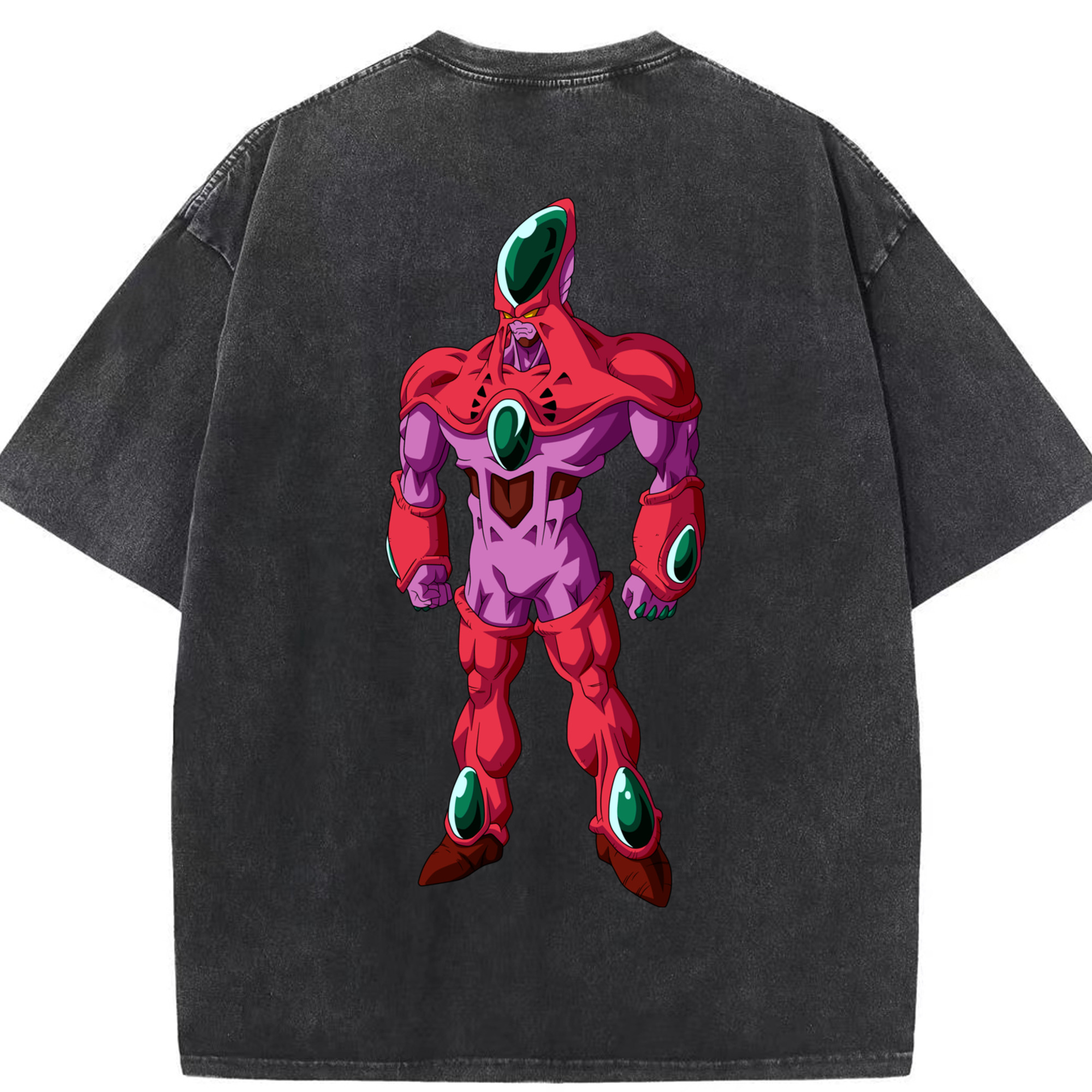 （画像用） ドラゴンボール DRAGON BALL 綿100% ヴィンテージ風 半袖Tシャツ（背面プリント）