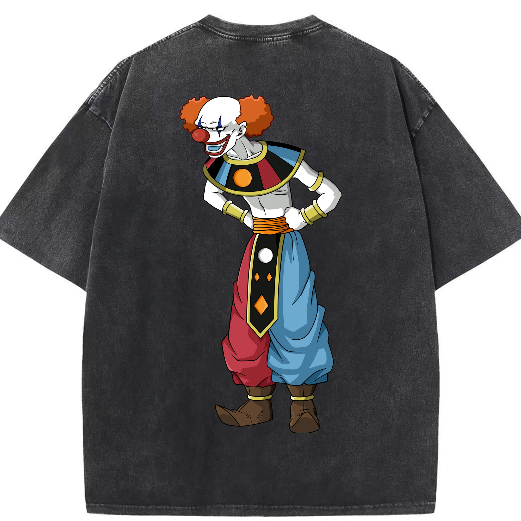 （画像用） ドラゴンボール DRAGON BALL 綿100% ヴィンテージ風 半袖Tシャツ（背面プリント）
