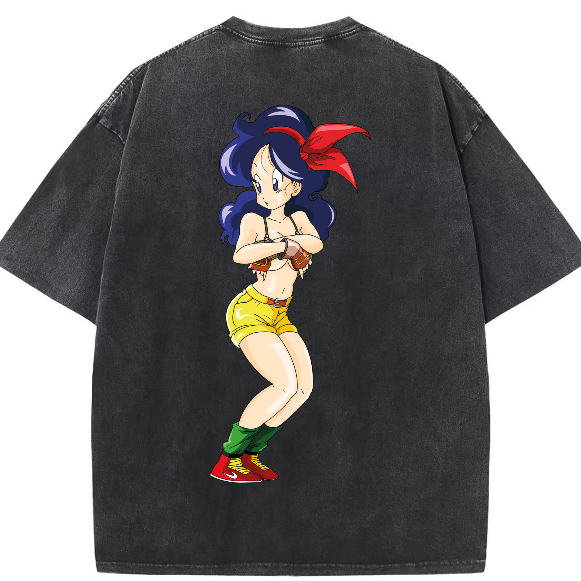 （画像用） ドラゴンボール DRAGON BALL 綿100% ヴィンテージ風 半袖Tシャツ（背面プリント）