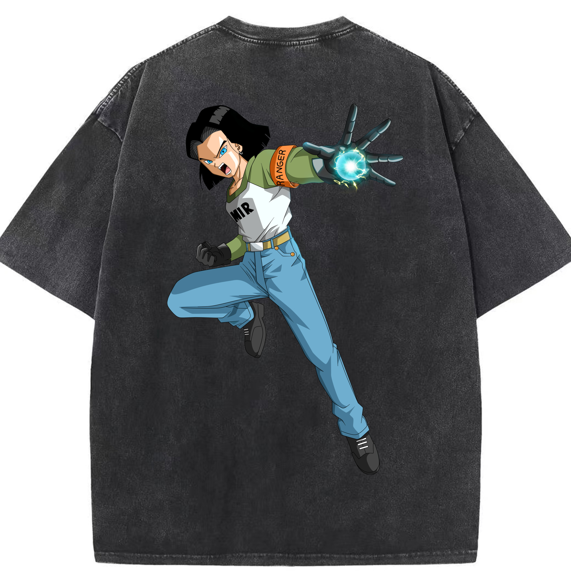 （画像用） ドラゴンボール DRAGON BALL 綿100% ヴィンテージ風 半袖Tシャツ（背面プリント）