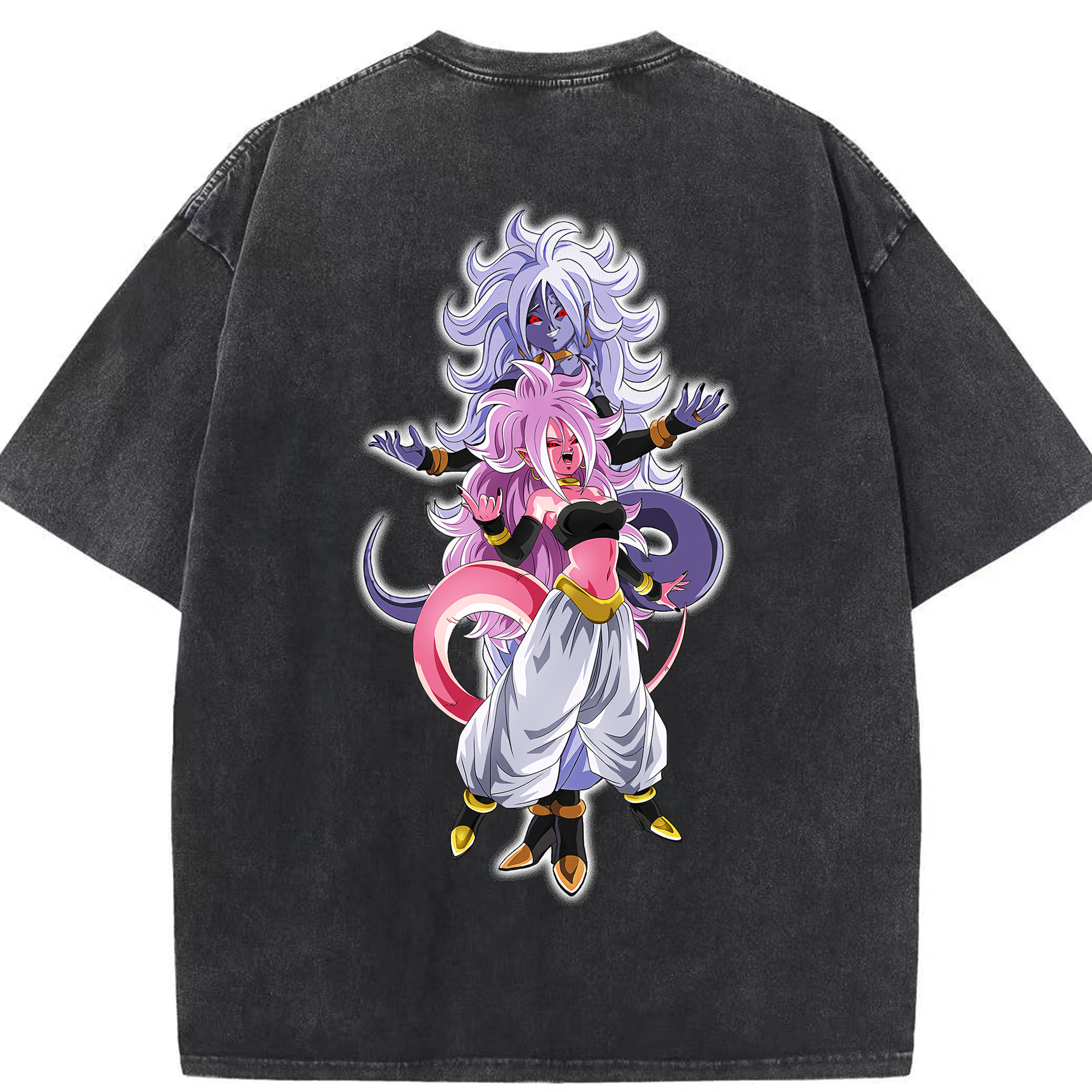 （画像用） ドラゴンボール DRAGON BALL 綿100% ヴィンテージ風 半袖Tシャツ（背面プリント）