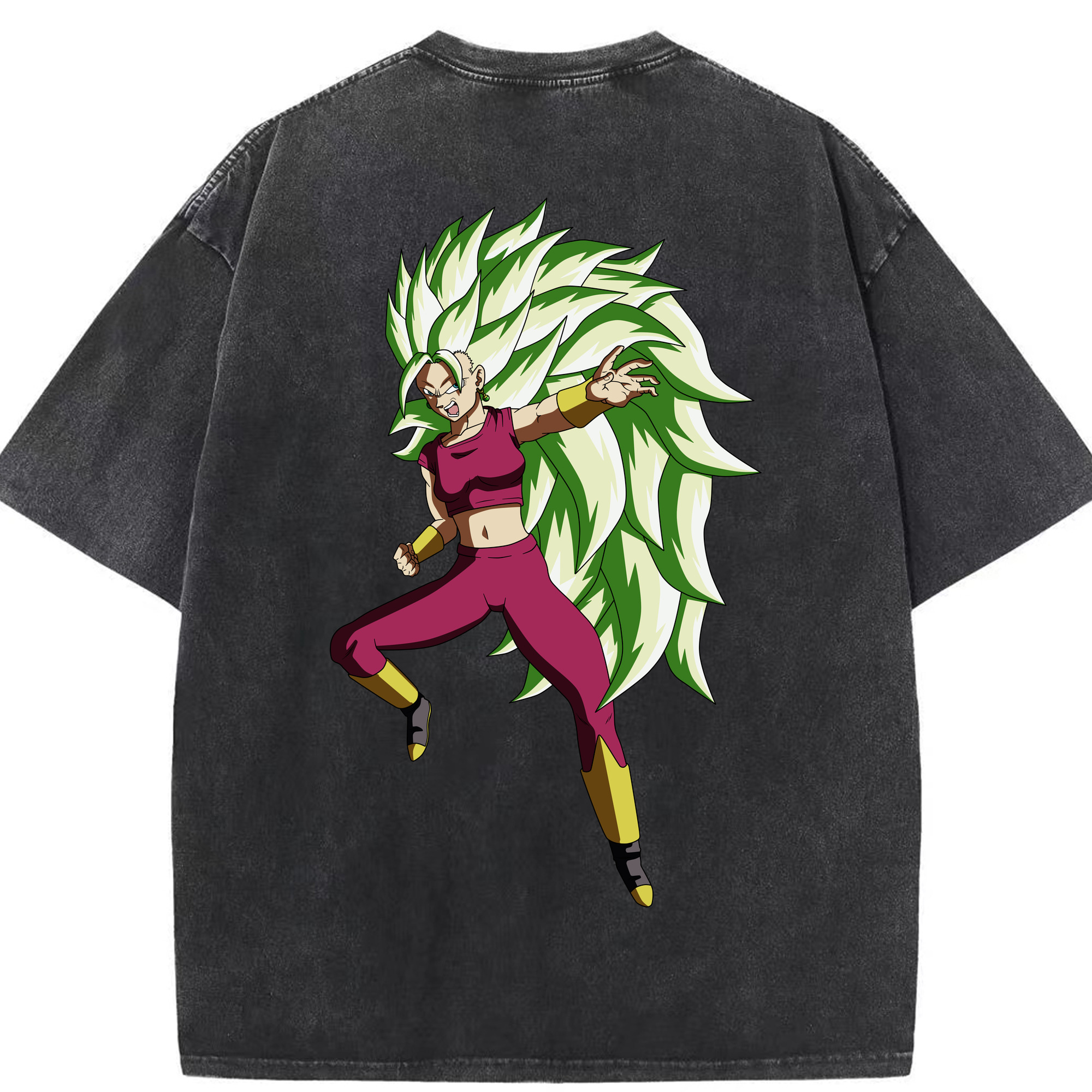 （画像用） ドラゴンボール DRAGON BALL 綿100% ヴィンテージ風 半袖Tシャツ（背面プリント）