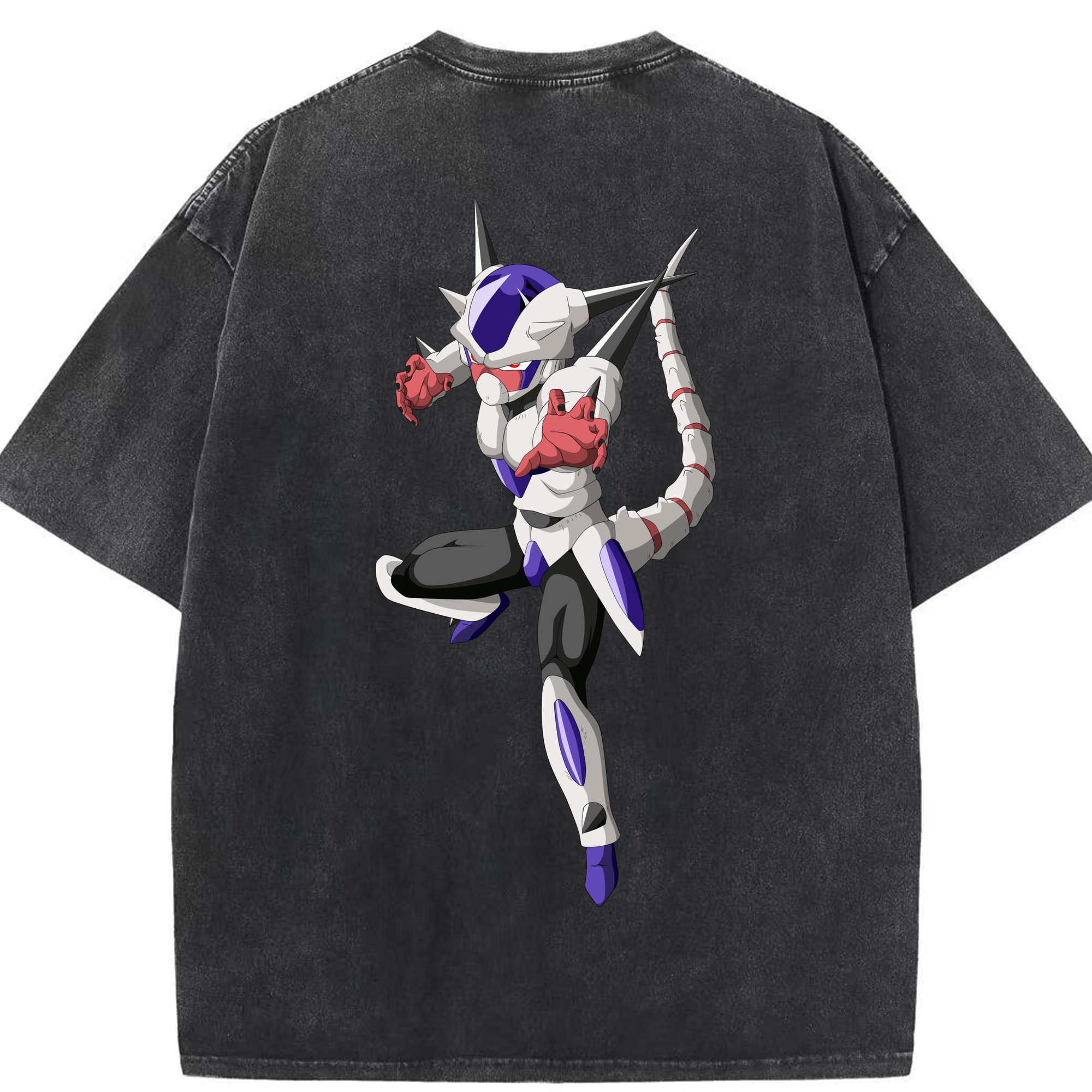 （画像用） ドラゴンボール クリーサ DRAGON BALL Kulisa 綿100% ヴィンテージ風 半袖Tシャツ（背面プリント）