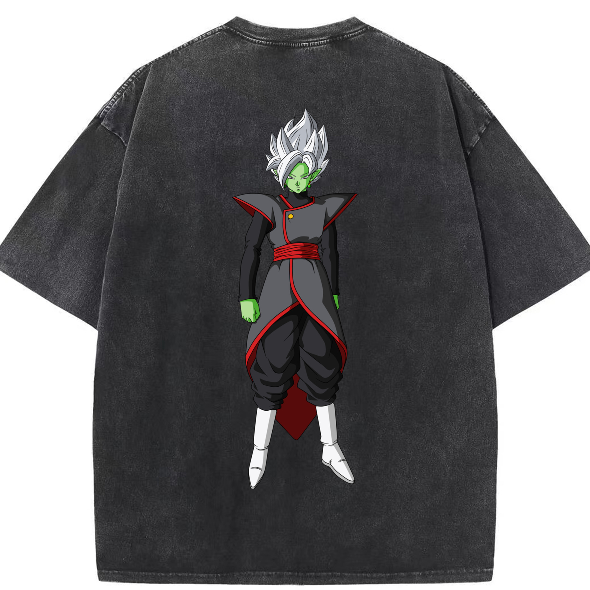 （画像用） ドラゴンボール ベジット DRAGON BALL Vegetto 綿100% ヴィンテージ風 半袖Tシャツ（背面プリント）