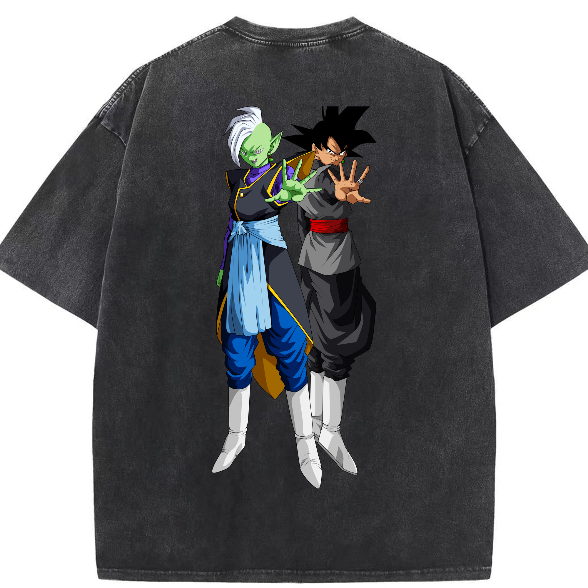 （画像用） ドラゴンボール DRAGON BALL 綿100% ヴィンテージ風 半袖Tシャツ（背面プリント）