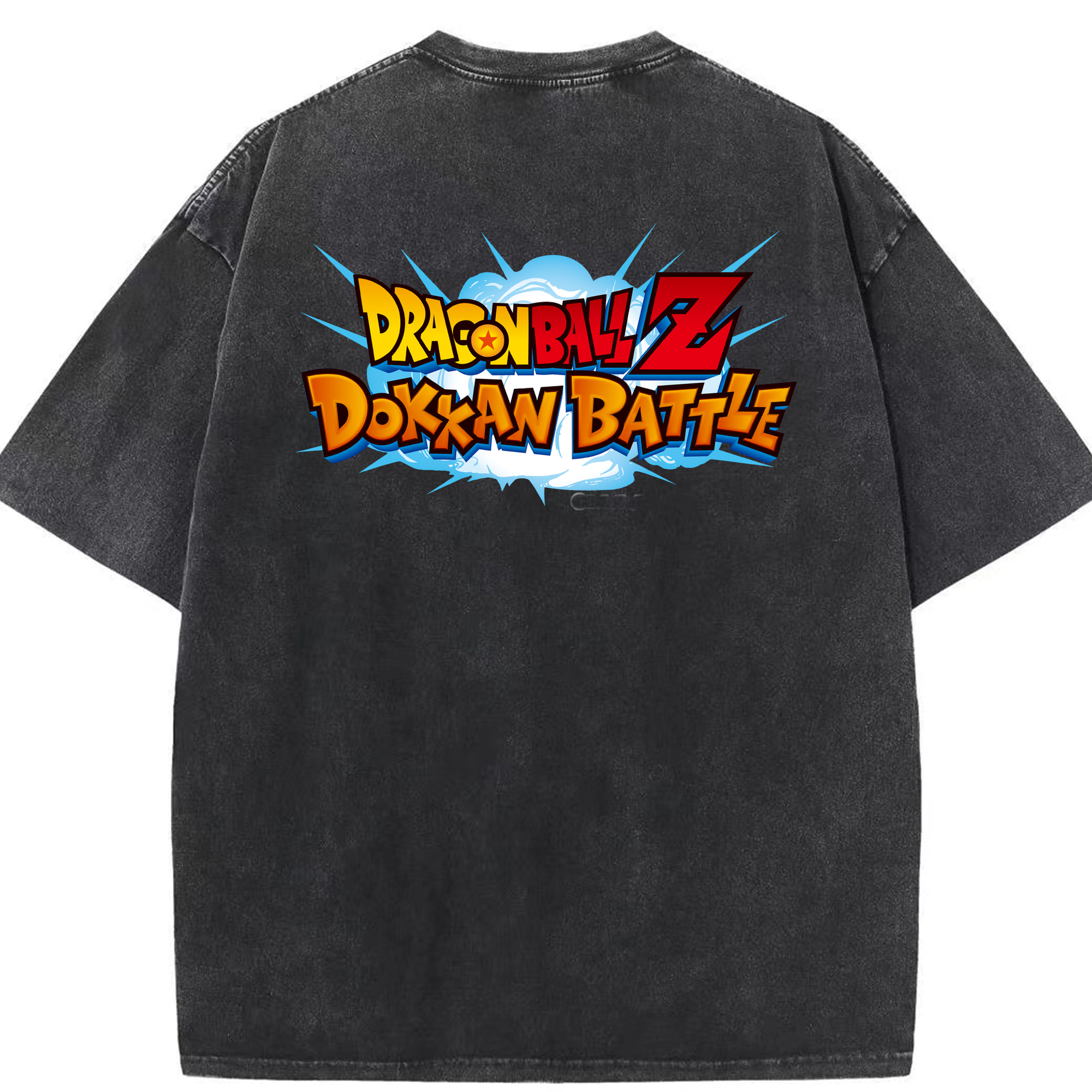 （画像用） ドラゴンボール DRAGON BALL 綿100% ヴィンテージ風 半袖Tシャツ（背面プリント）
