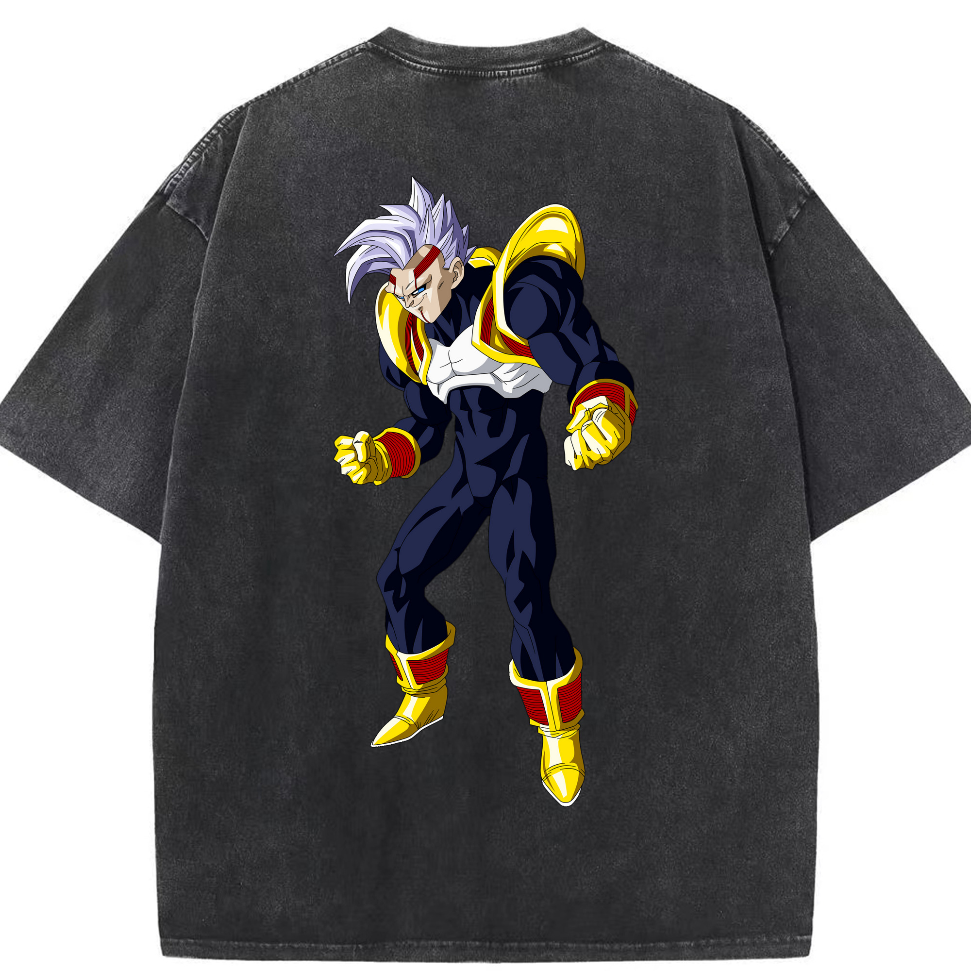 （画像用） ドラゴンボール DRAGON BALL 綿100% ヴィンテージ風 半袖Tシャツ（背面プリント）