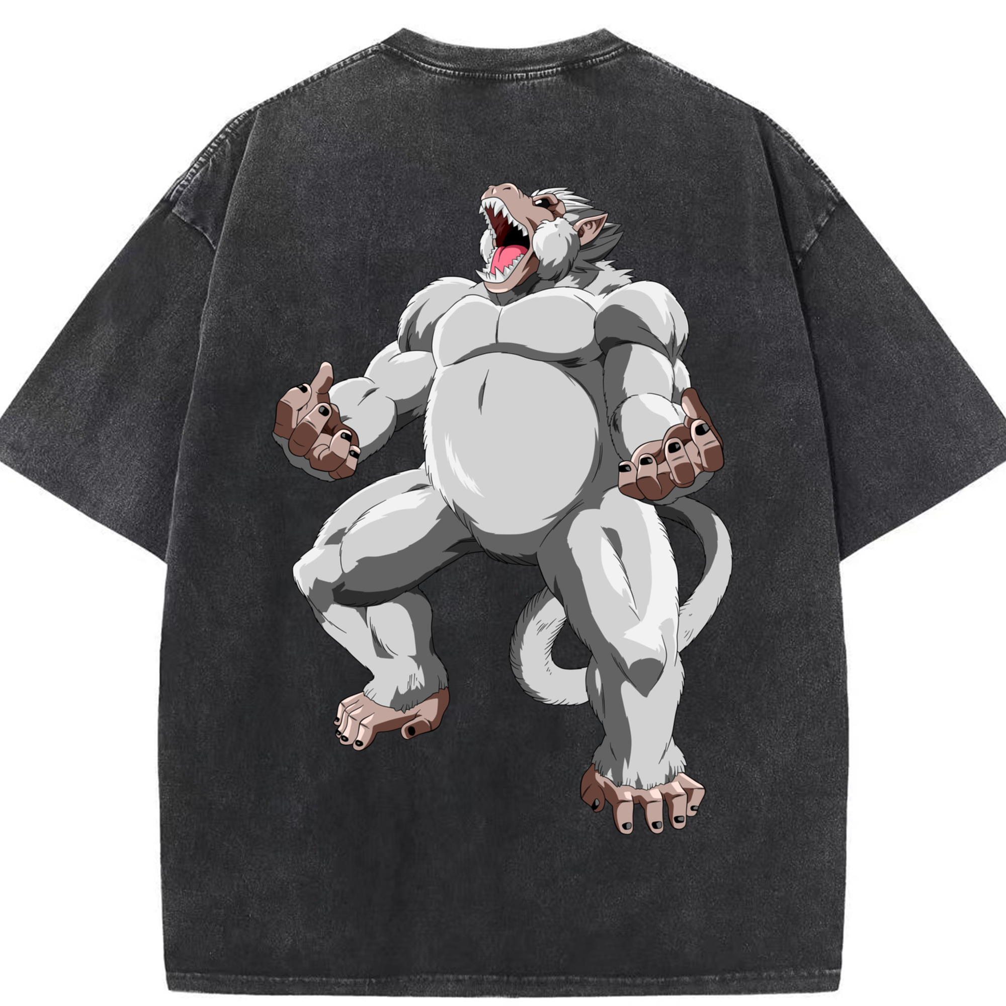（画像用） ドラゴンボール DRAGON BALL 綿100% ヴィンテージ風 半袖Tシャツ（背面プリント）