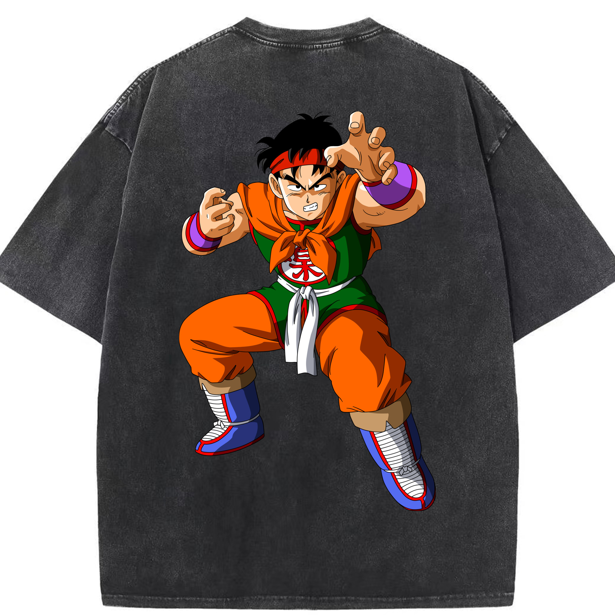 （画像用） ドラゴンボール DRAGON BALL 綿100% ヴィンテージ風 半袖Tシャツ（背面プリント）