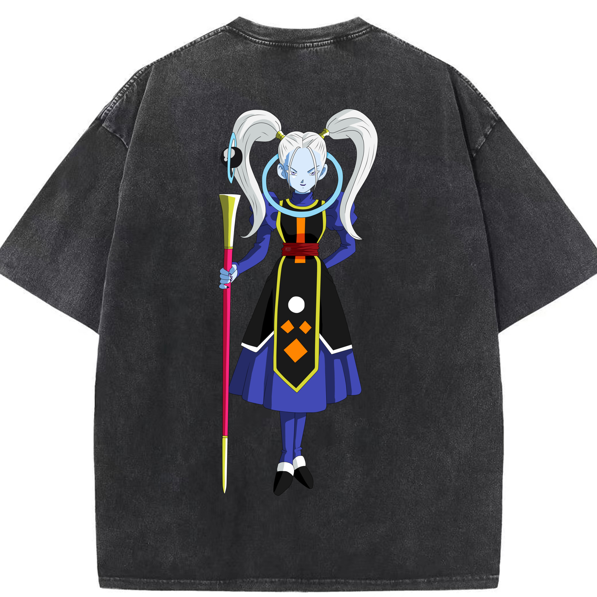 （画像用） ドラゴンボール DRAGON BALL 綿100% ヴィンテージ風 半袖Tシャツ（背面プリント）
