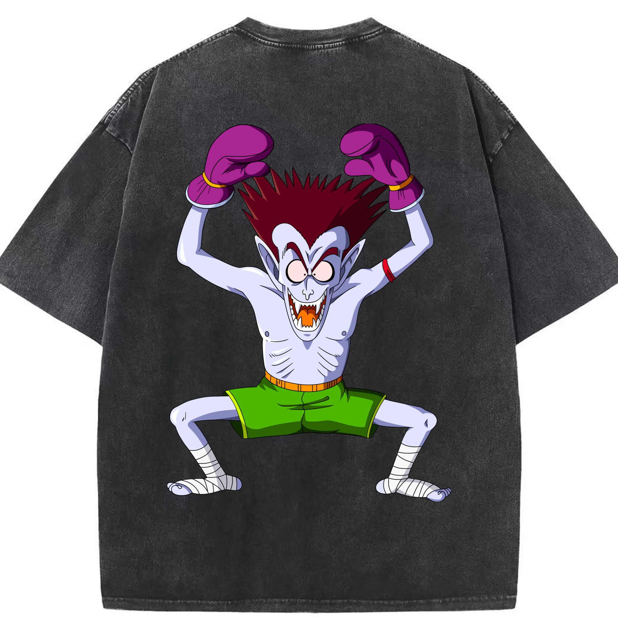 （画像用） ドラゴンボール DRAGON BALL 綿100% ヴィンテージ風 半袖Tシャツ（背面プリント）
