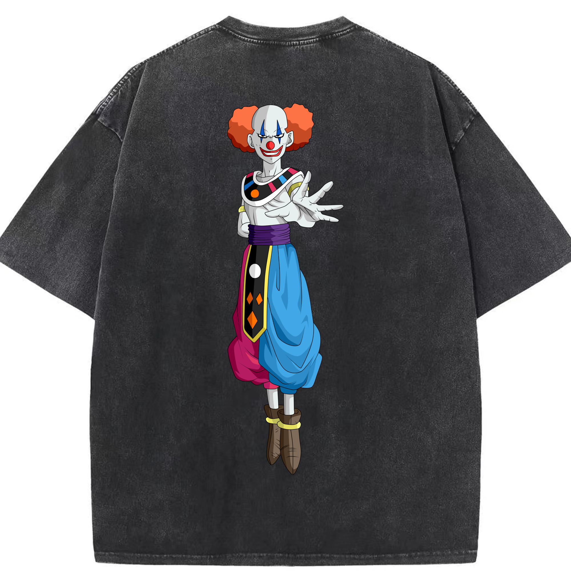 （画像用） ドラゴンボール DRAGON BALL 綿100% ヴィンテージ風 半袖Tシャツ（背面プリント）