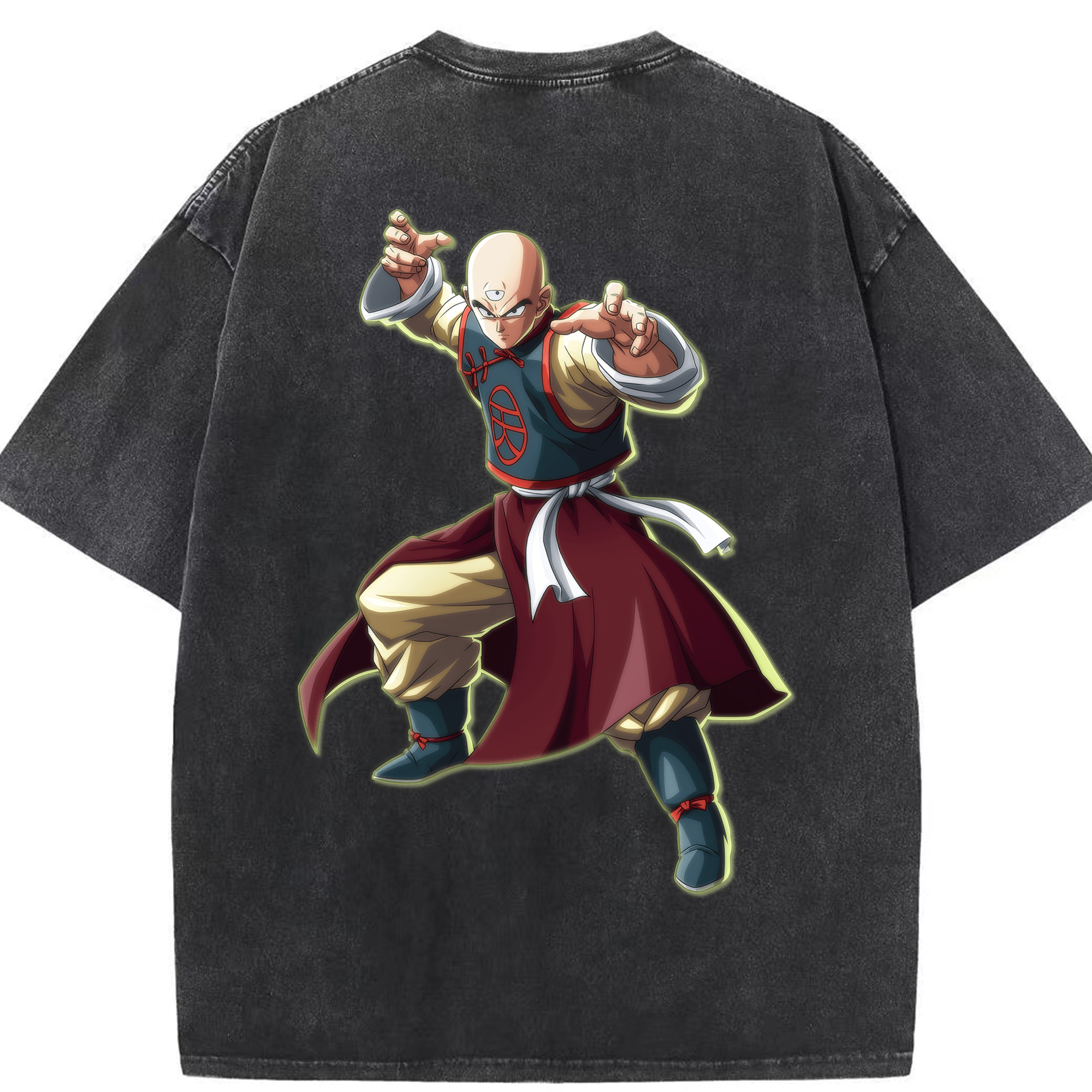 （画像用） ドラゴンボール DRAGON BALL 綿100% ヴィンテージ風 半袖Tシャツ（背面プリント）