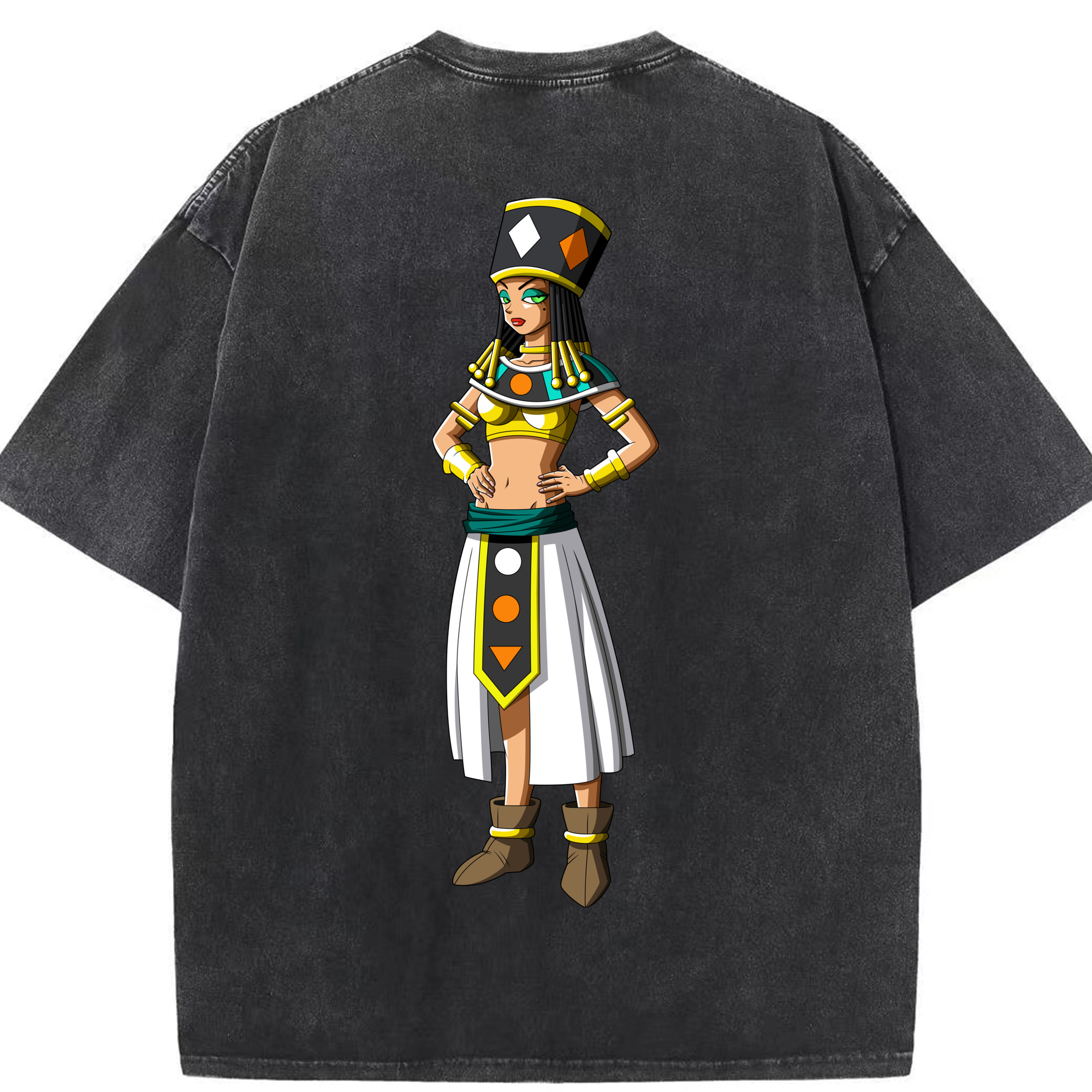 （画像用） ドラゴンボール DRAGON BALL 綿100% ヴィンテージ風 半袖Tシャツ（背面プリント）