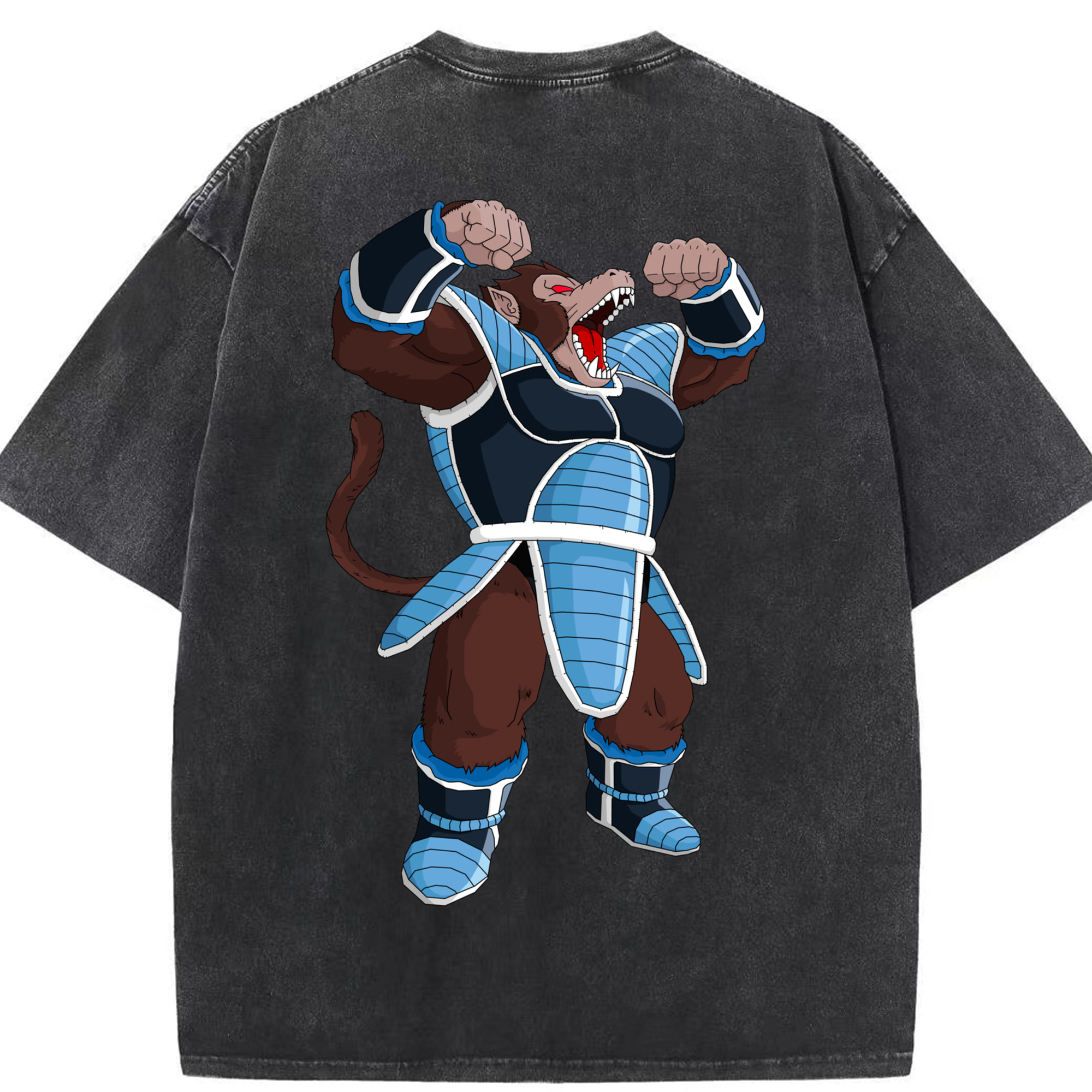 （画像用） ドラゴンボール DRAGON BALL 綿100% ヴィンテージ風 半袖Tシャツ（背面プリント）