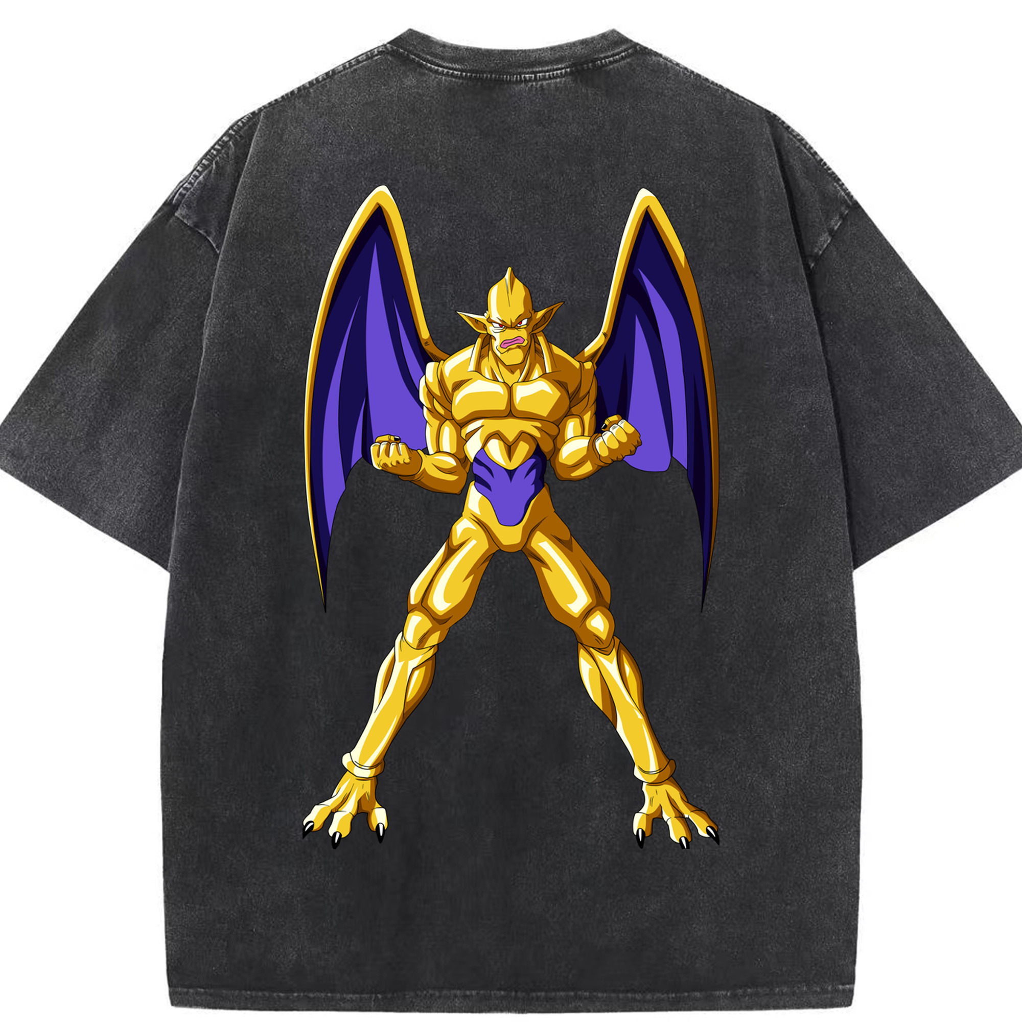 （画像用） ドラゴンボール DRAGON BALL 綿100% ヴィンテージ風 半袖Tシャツ（背面プリント）