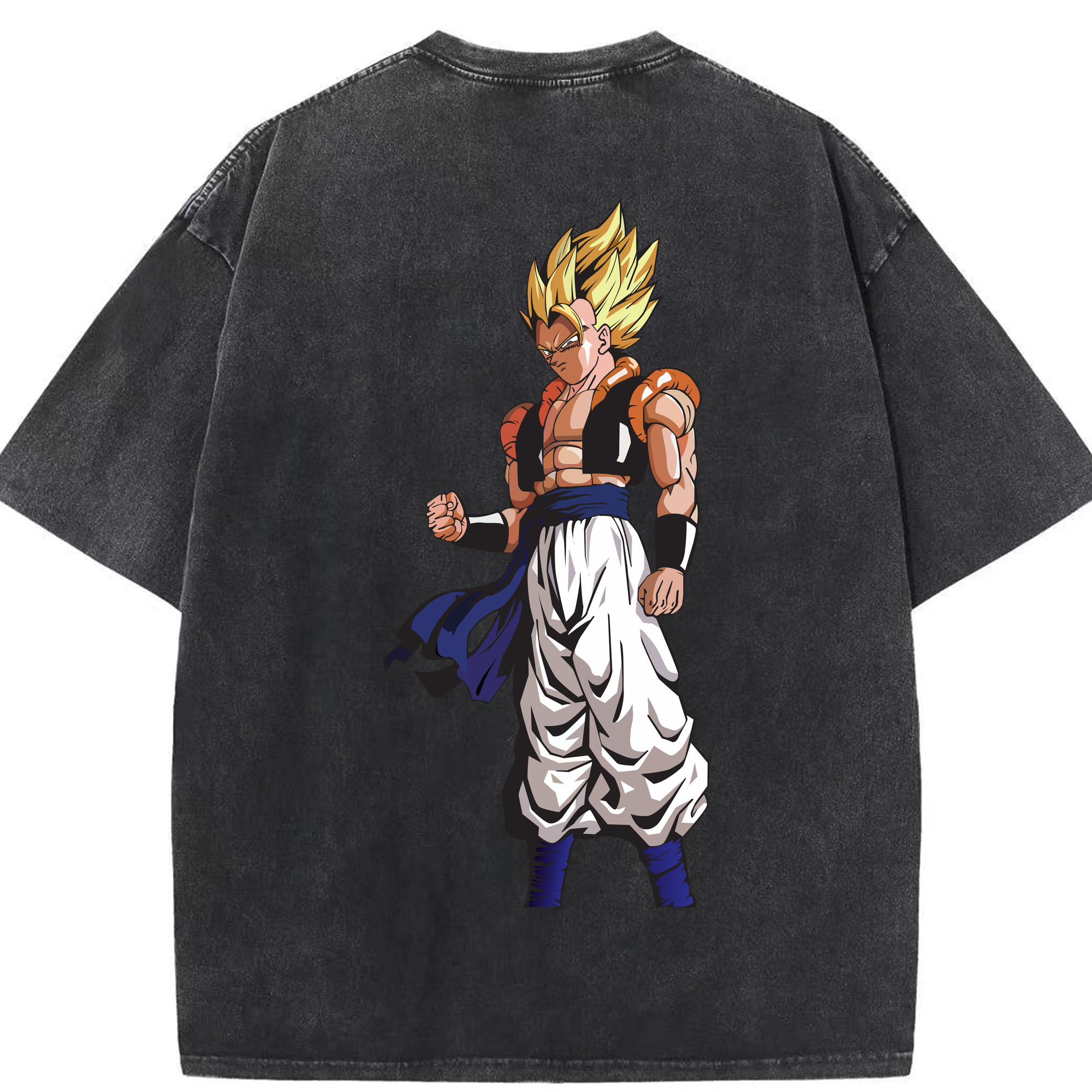 （画像用） ドラゴンボール DRAGON BALL 綿100% ヴィンテージ風 半袖Tシャツ（背面プリント）