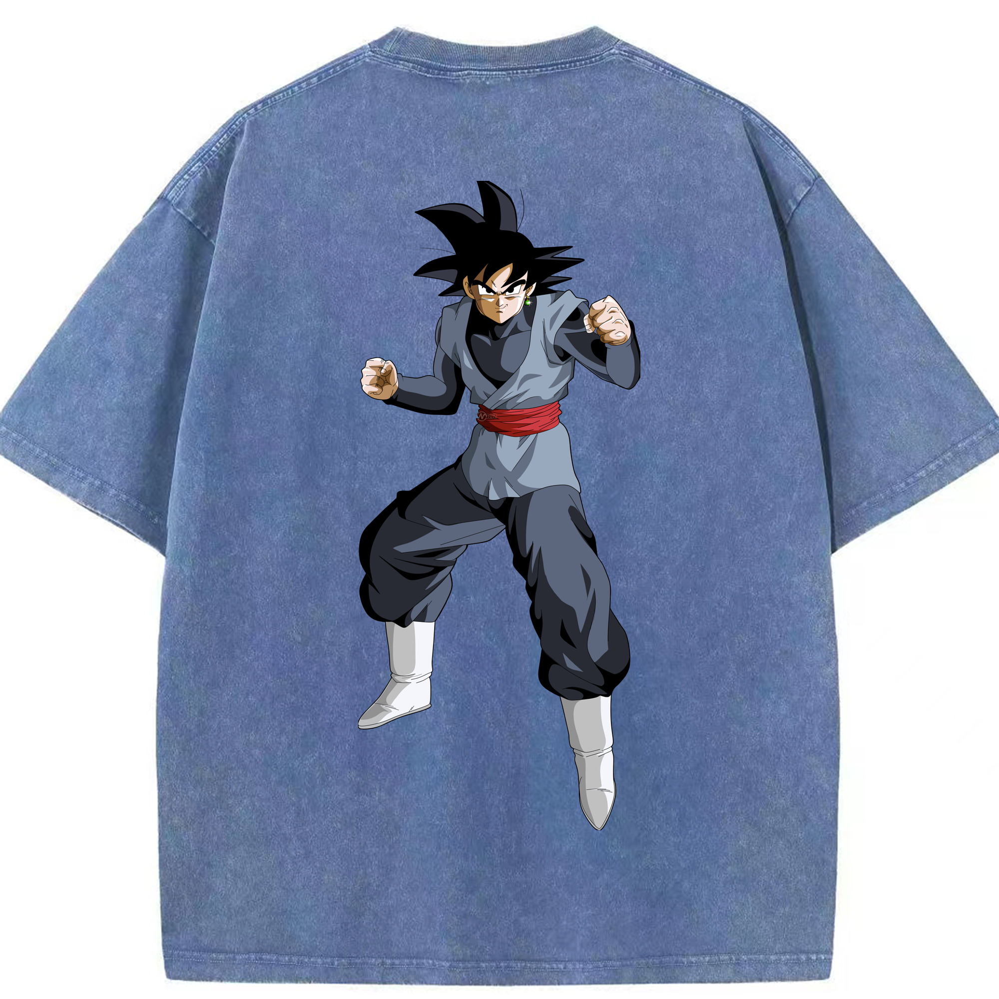 （画像用） ドラゴンボール ベジータ四世（Bejīta Yonsei）DRAGON BALL Vegeta IV 綿100% ヴィンテージ風 半袖Tシャツ（背面プリント）