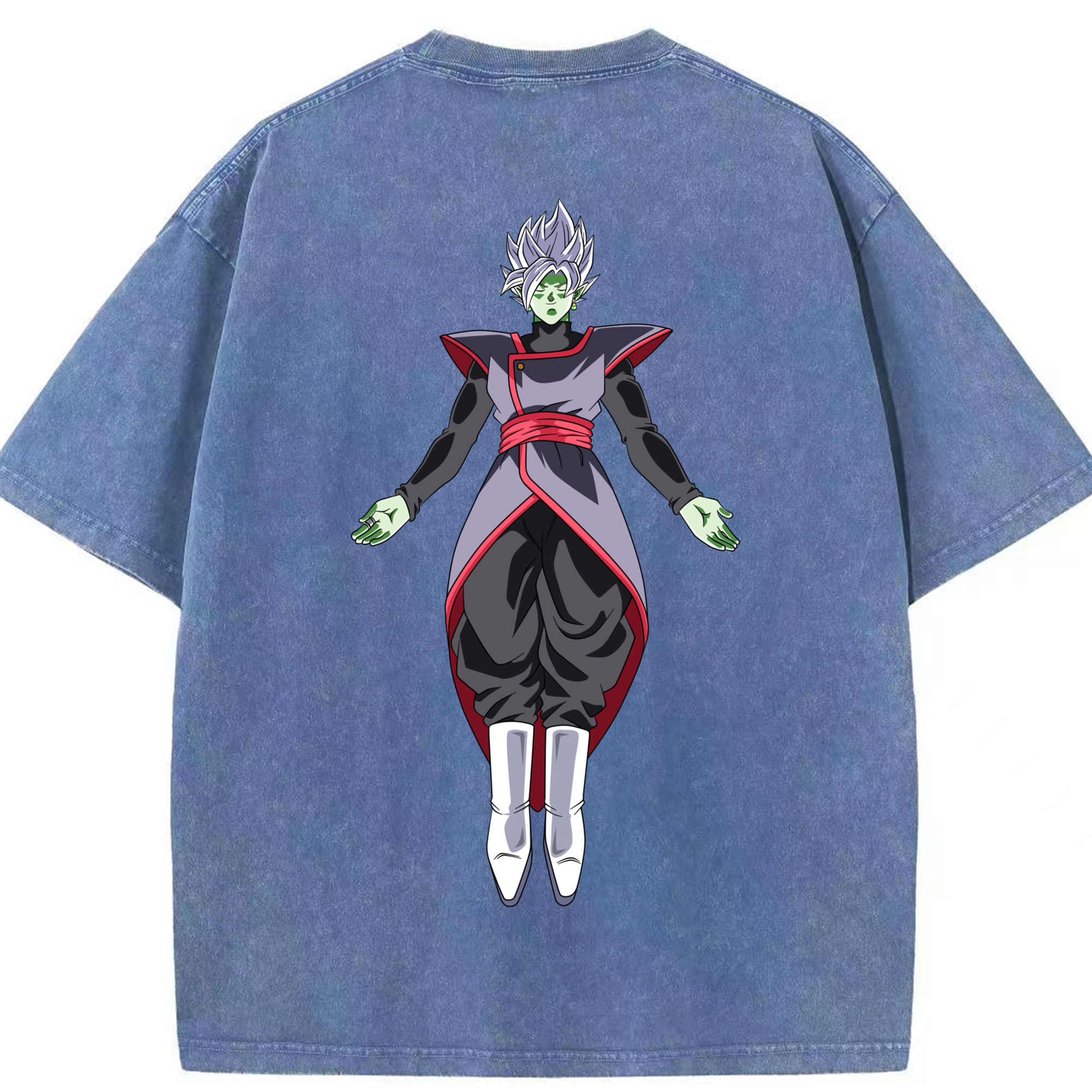 （画像用） ドラゴンボール ベジット DRAGON BALL Vegetto 綿100% ヴィンテージ風 半袖Tシャツ（背面プリント）