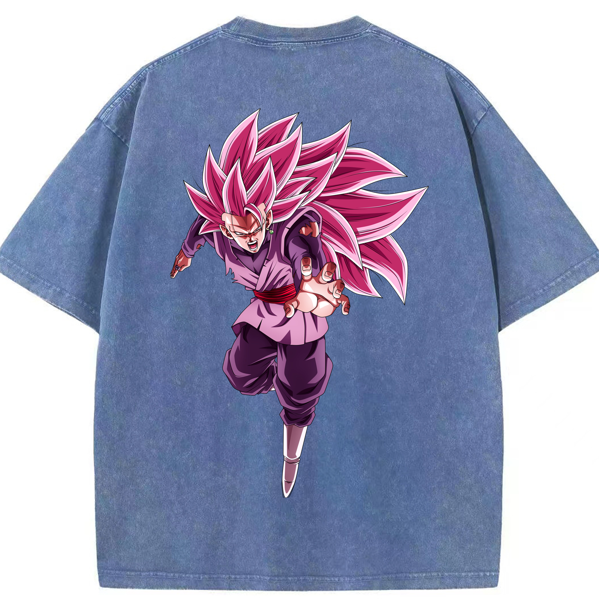 （画像用） ドラゴンボール ベジット DRAGON BALL Vegetto 綿100% ヴィンテージ風 半袖Tシャツ（背面プリント）